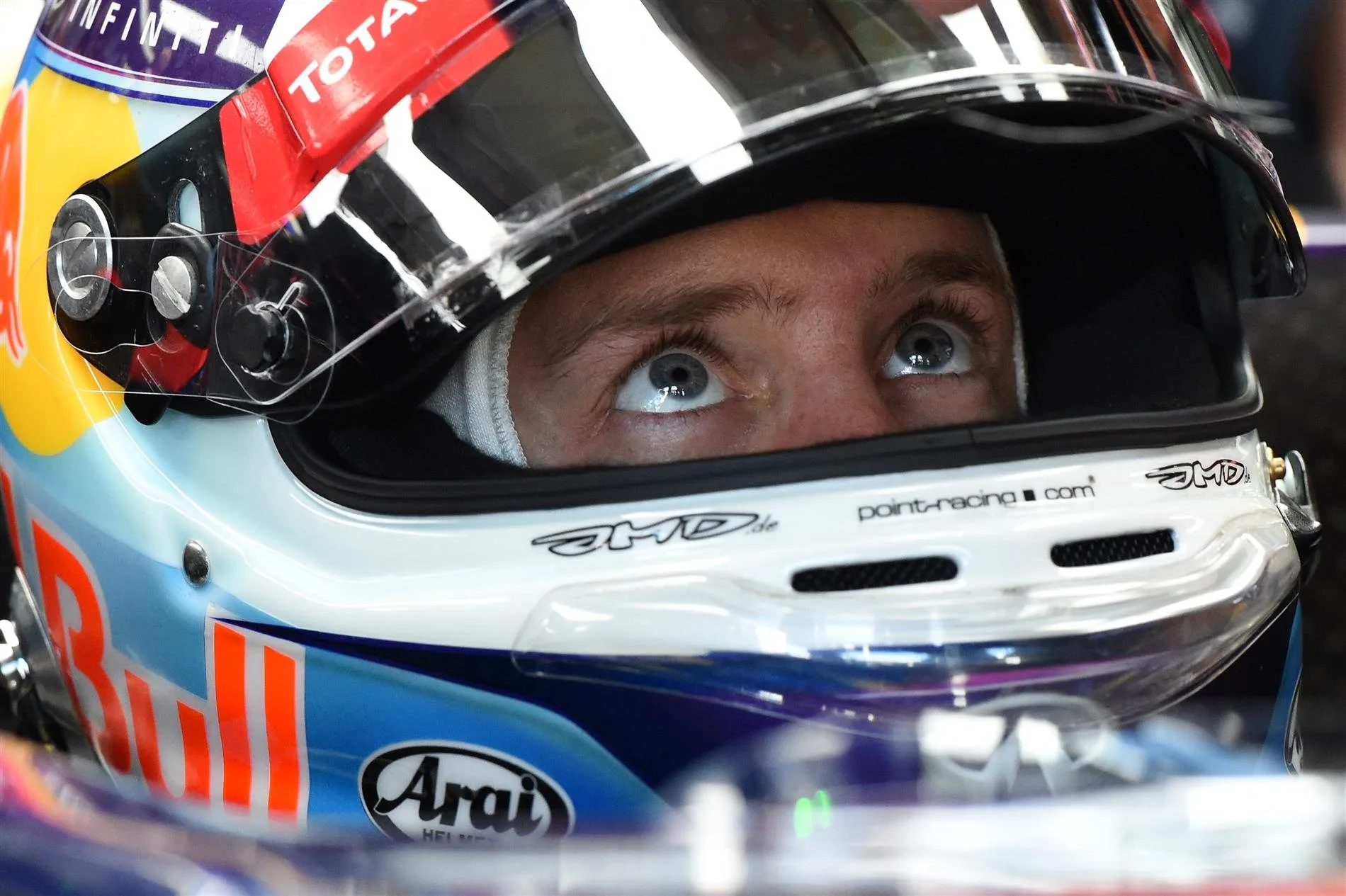 Sebastian Vettel (GER) Red Bull Racing RB10. Formula One World Championship, Rd10, German Grand Prix, Practice, Hockenheim, Germany, Friday, 18 July 2014