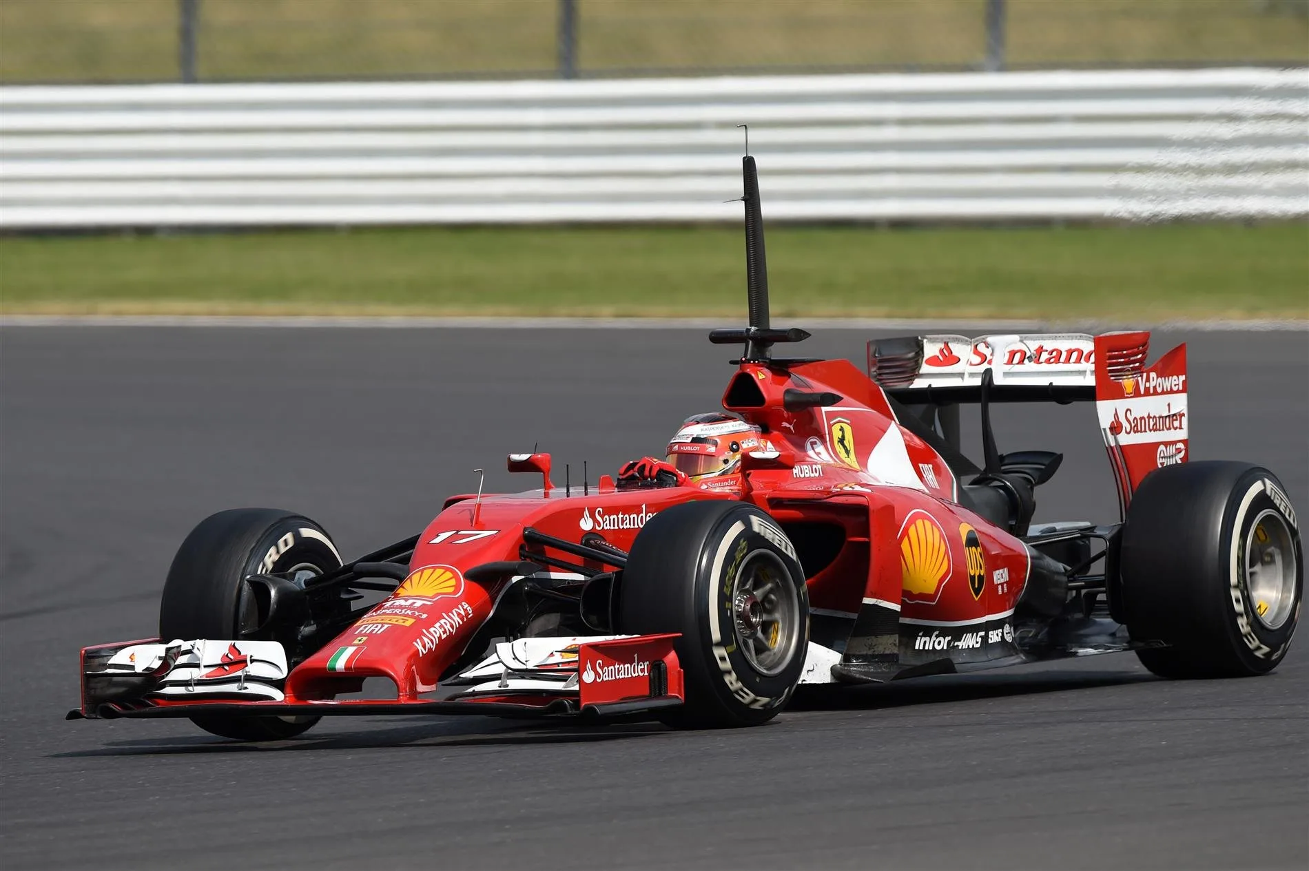Jules Bianchi (FRA) Ferrari F14 T. Formula One Testing, Silverstone, England, Day Two, Wednesday, 9 July 2014