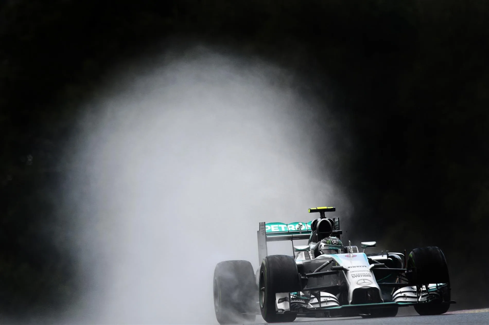 Nico Rosberg (GER) Mercedes AMG F1 W05. Formula One World Championship, Rd12, Belgian Grand Prix, Qualifying, Spa-Francorchamps, Belgium, Saturday, 23 August 2014