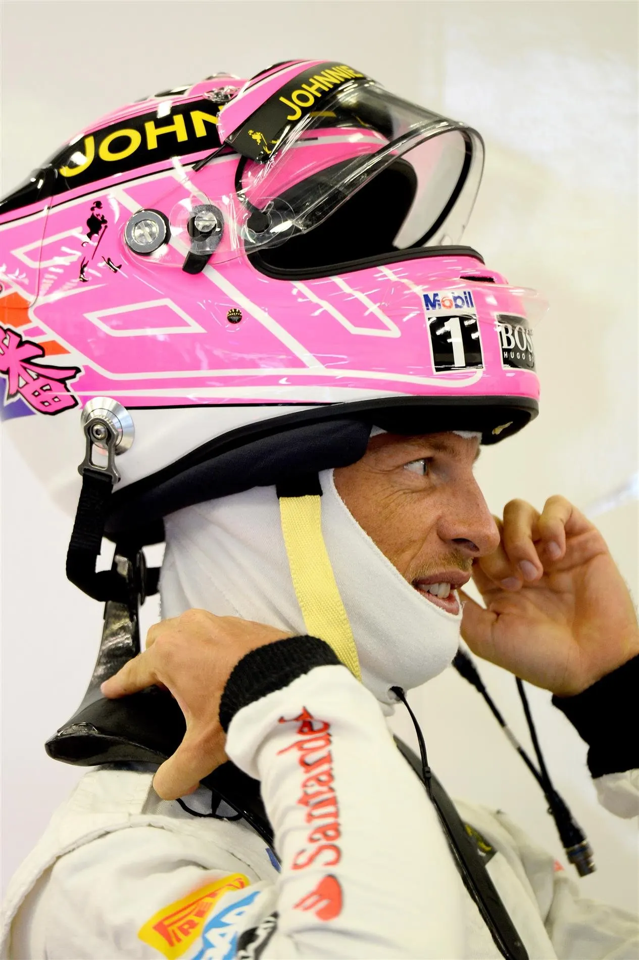 Jenson Button (GBR) McLaren. Formula One World Championship, Rd12, Belgian Grand Prix, Qualifying, Spa-Francorchamps, Belgium, Saturday, 23 August 2014