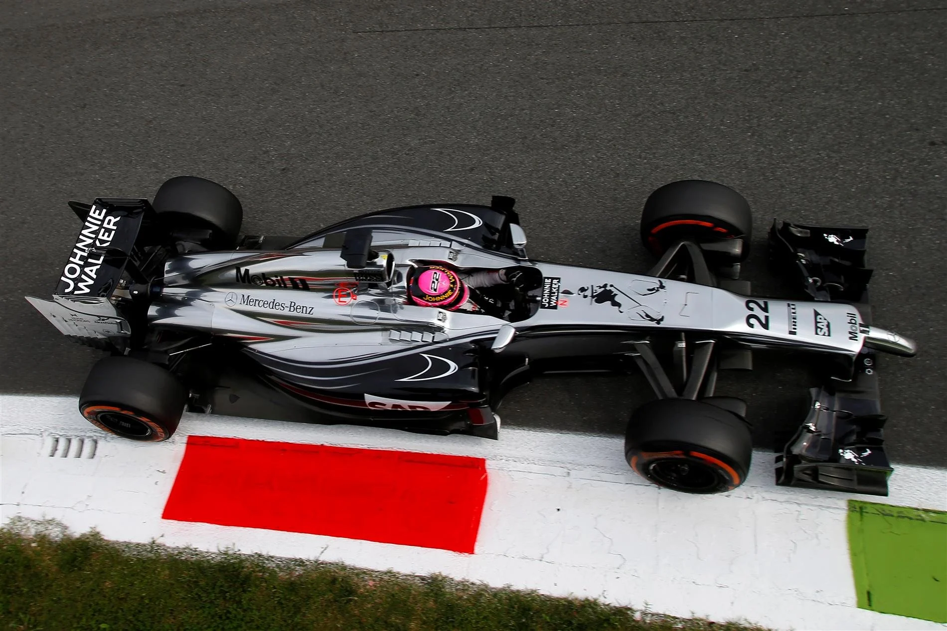 Jenson Button (GBR) McLaren MP4-29. Formula One World Championship, Rd13, Italian Grand Prix, Monza, Italy, Practice, Friday, 5 September 2014