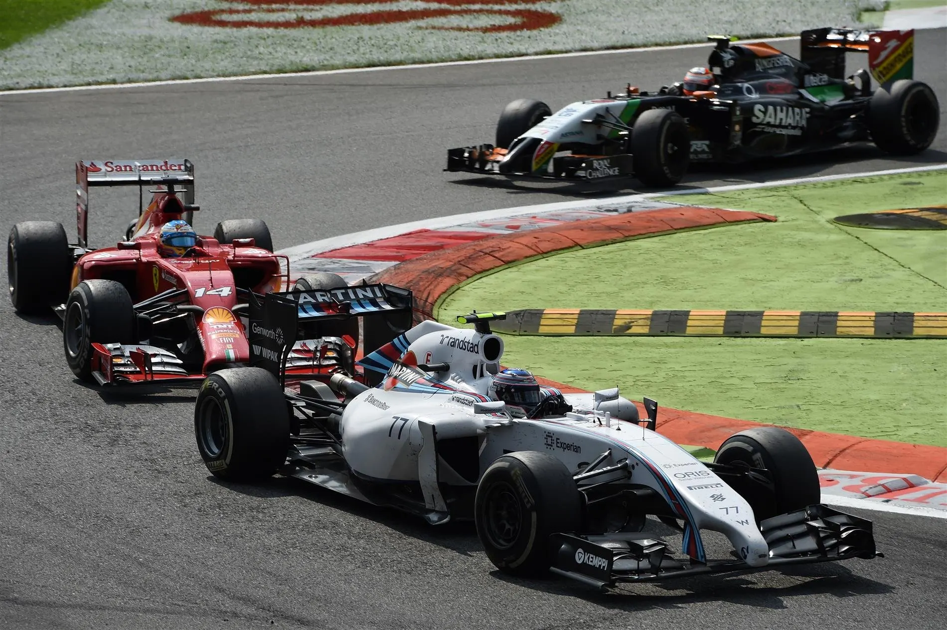 Valtteri Bottas (FIN) Williams FW36. Formula One World Championship, Rd13, Italian Grand Prix, Monza, Italy, Race Day, Sunday, 7 September 2014