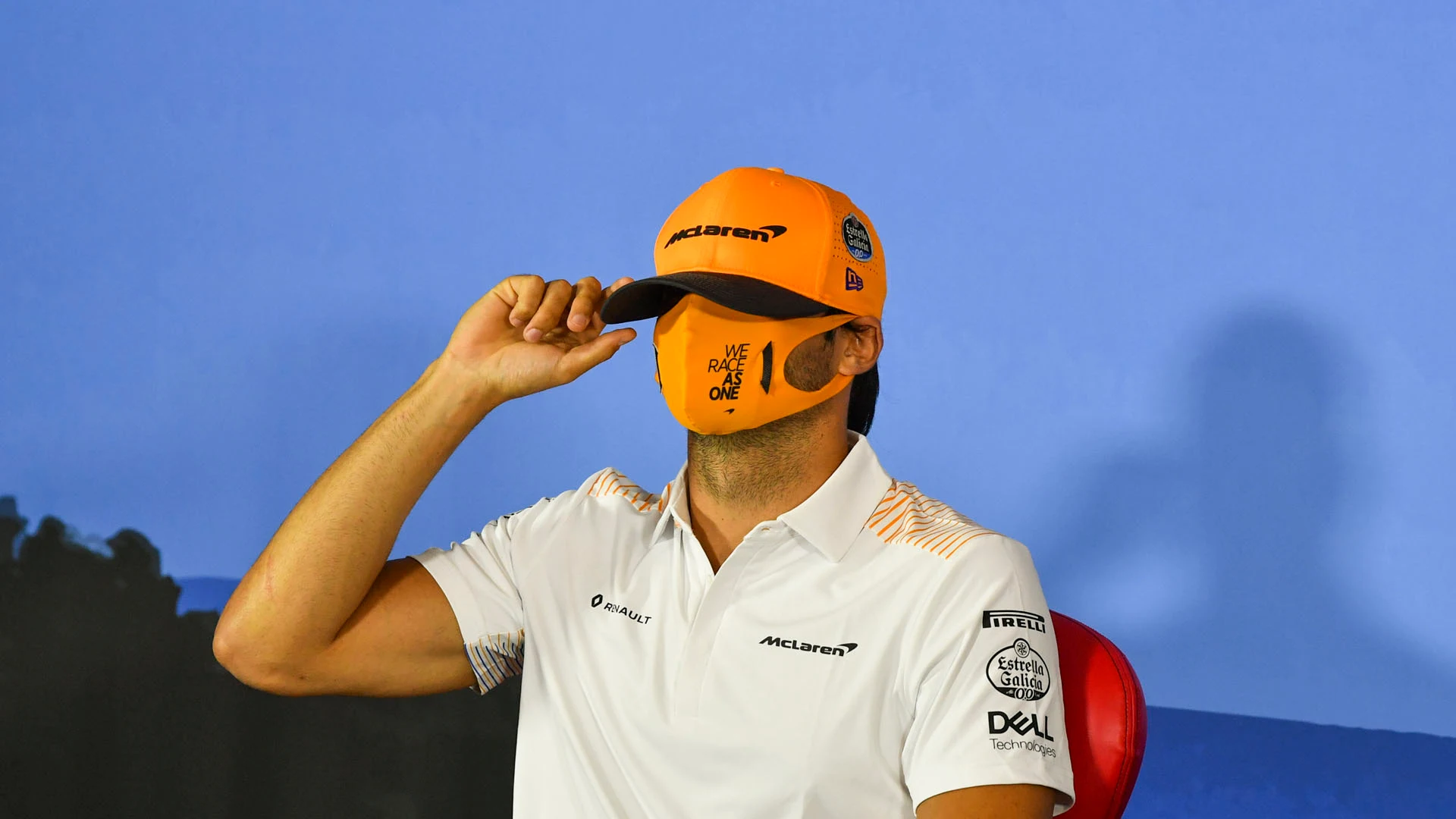Carlos Sainz, McLaren in the press conference
