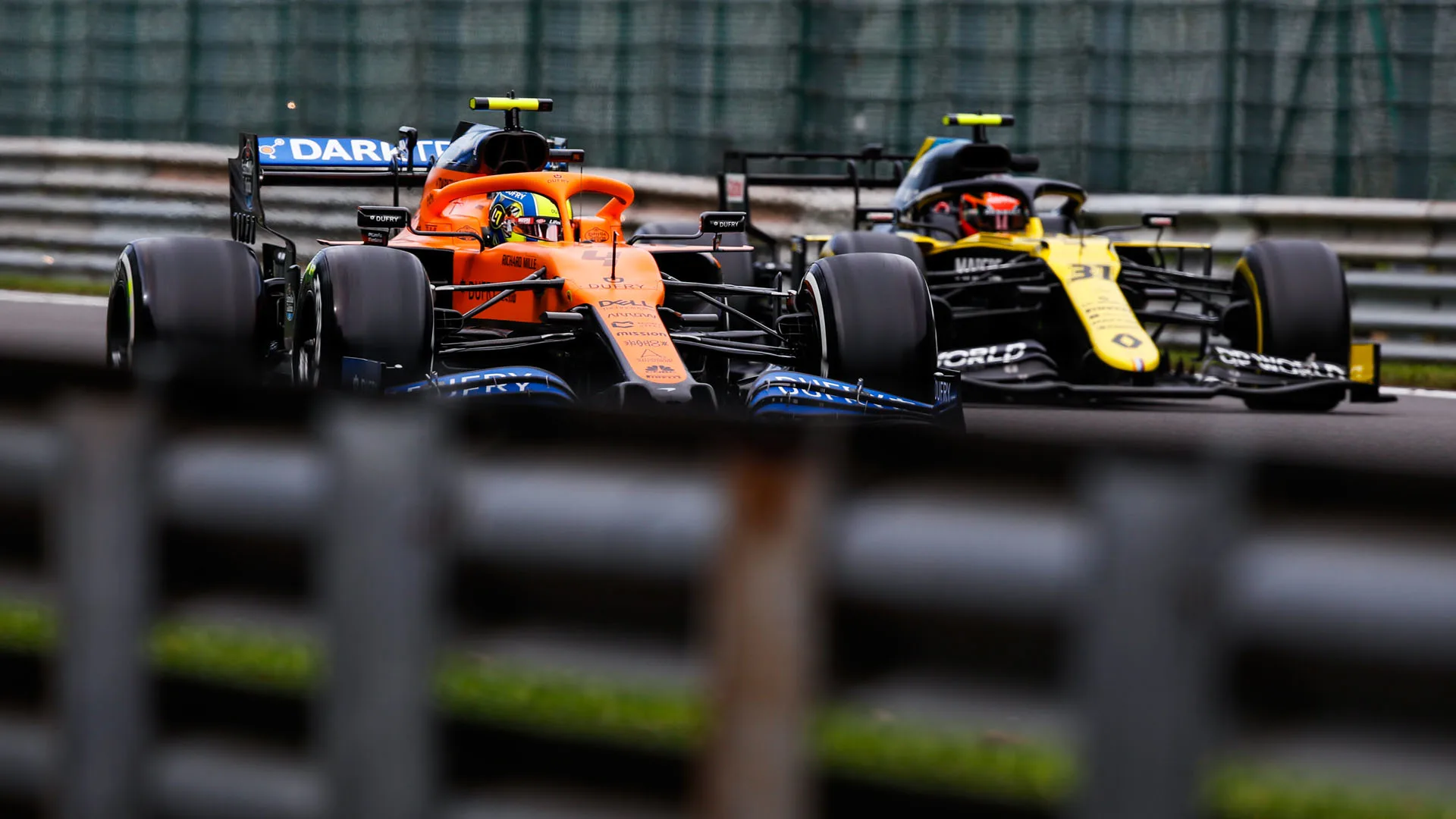 04 NORRIS Lando (gbr), McLaren Renault F1 MCL35, action during the Formula 1 Rolex Belgian Grand