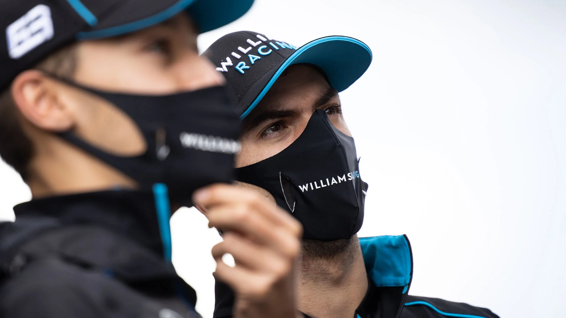 Nicholas Latifi (CDN) Williams Racing and George Russell (GBR) Williams Racing.
Belgian Grand Prix,