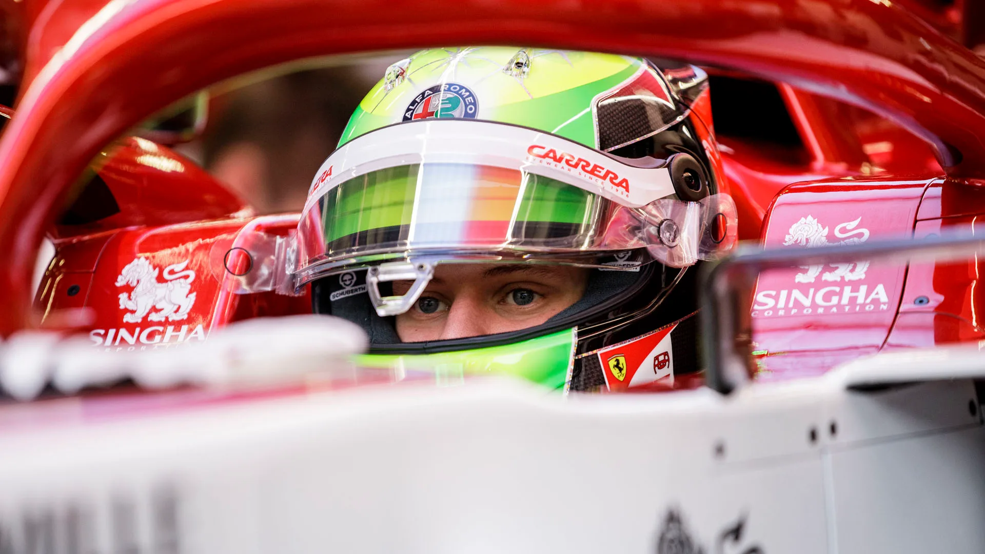 SCHUMACHER Mick (ger), Alfa Romeo Racing ORLEN C39, portrait during the Formula 1 Aramco Grosser