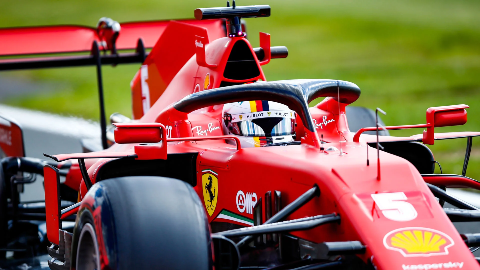 05 VETTEL Sebastian (ger), Scuderia Ferrari SF1000, action during the Formula 1 Pirelli British