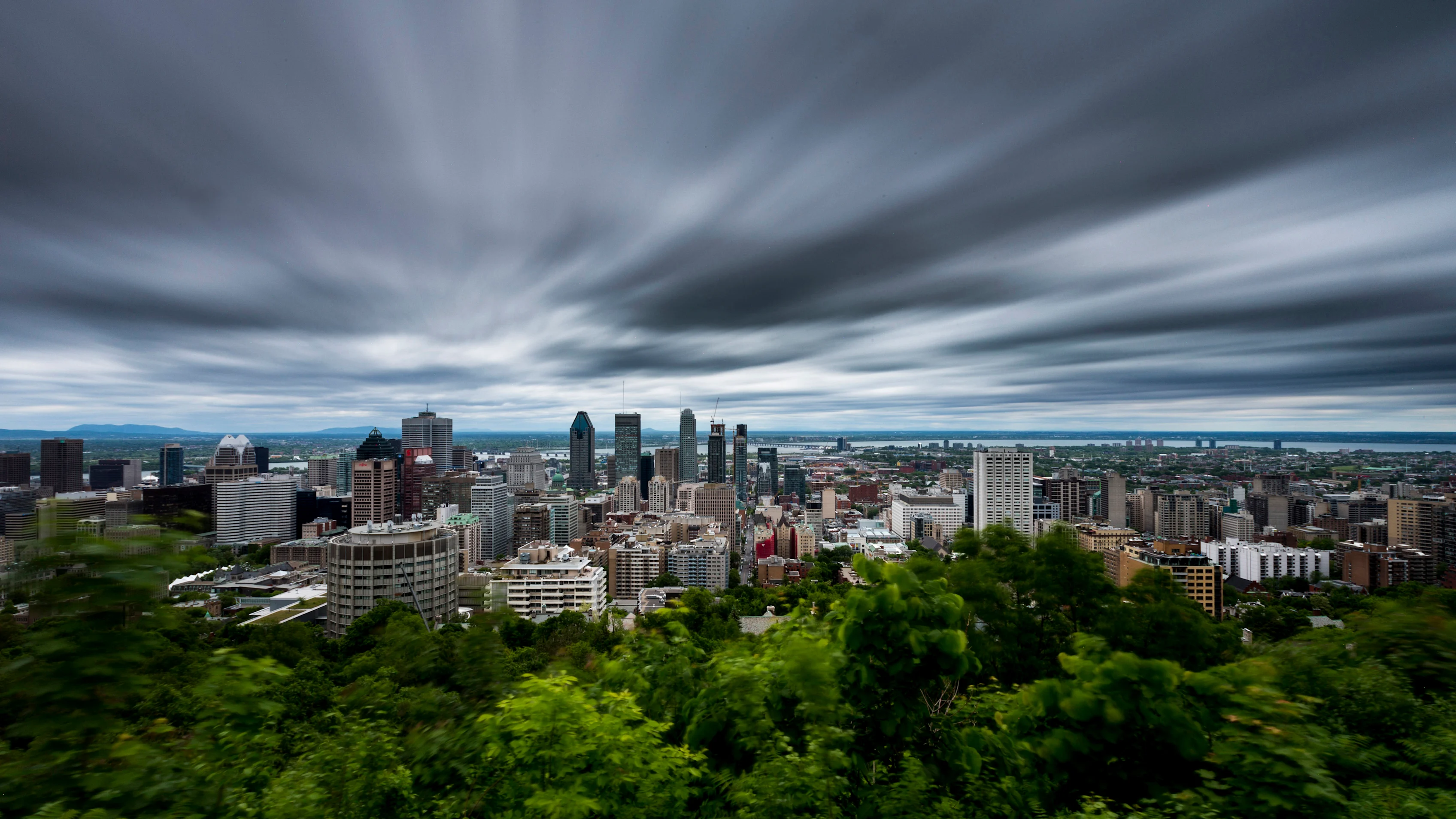 Circuit Gilles Villeneuve, Montreal, Canada.
Wednesday 8 June 2016.
A view of the Montreal city