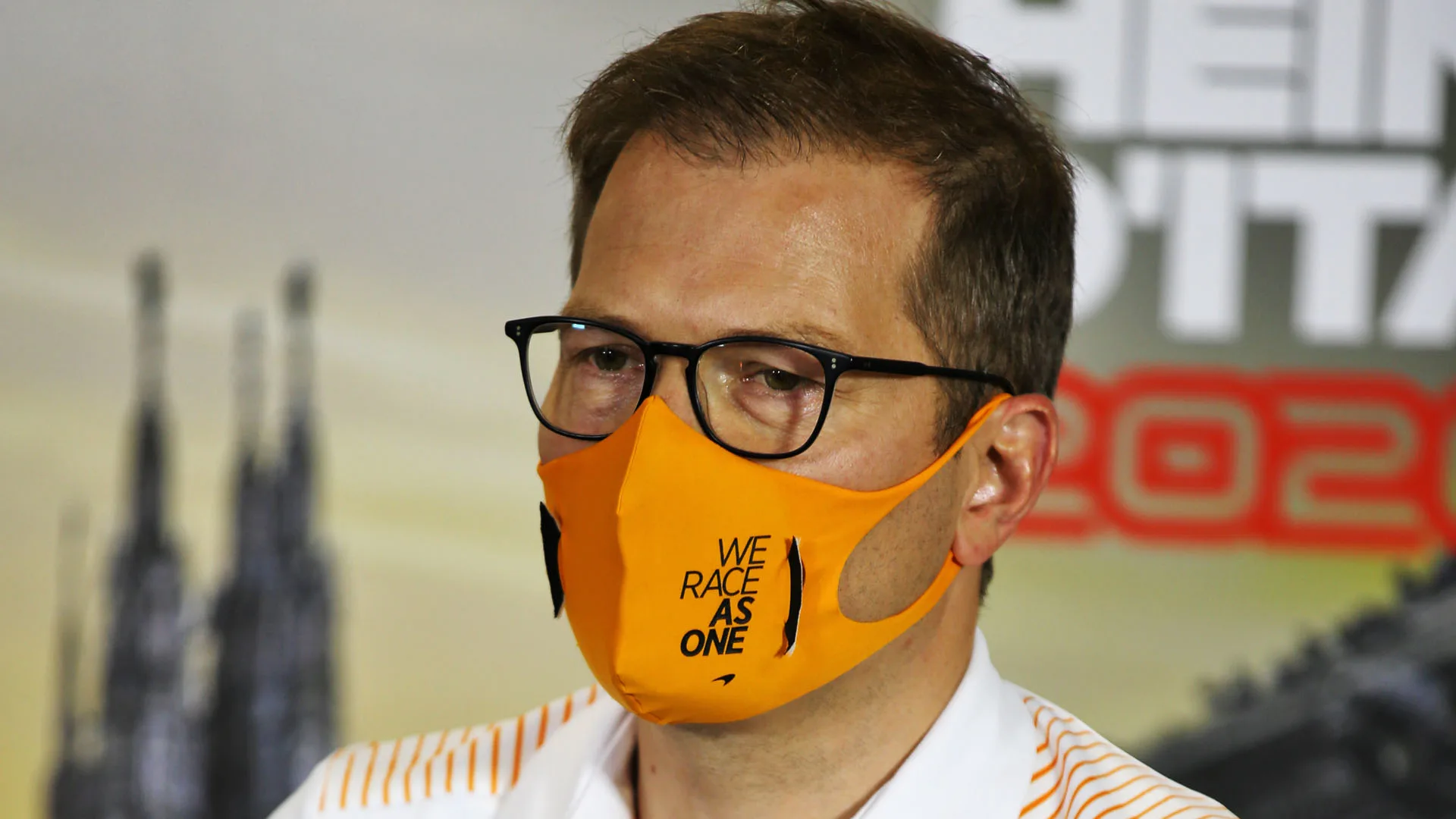 Andreas Seidl, McLaren Managing Director in the FIA Press Conference.
04.09.2020. Formula 1 World Championship, Rd 8, Italian Grand Prix, Monza, Italy, Practice Day.
- www.xpbimages.com, EMail: requests@xpbimages.com © Copyright: 
FIA Pool Image for Editorial Use Only