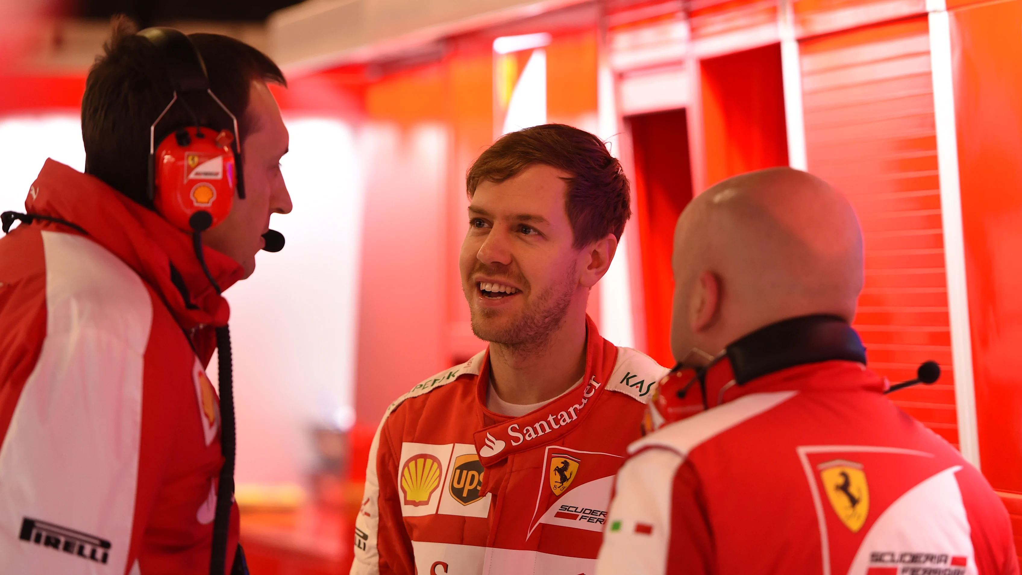 Sebastian Vettel (GER) Ferrari at Formula One Testing, Day Three, Barcelona, Spain, 21 February