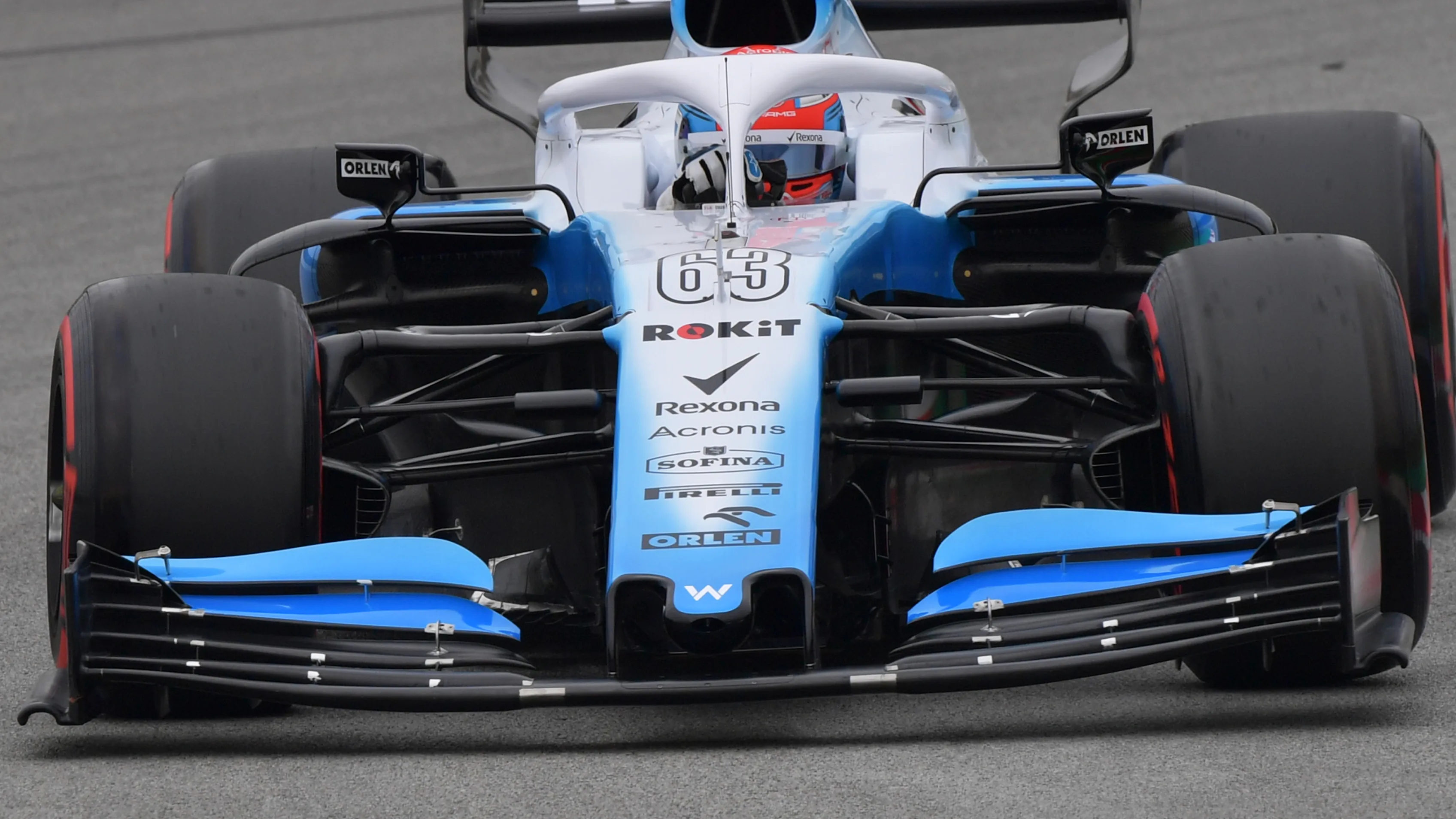 CIRCUIT DE BARCELONA-CATALUNYA, SPAIN - FEBRUARY 20: George Russell, Williams FW42 during the