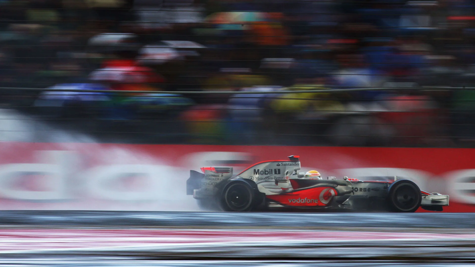 Hamilton finished over a minute clear of the chasing pack