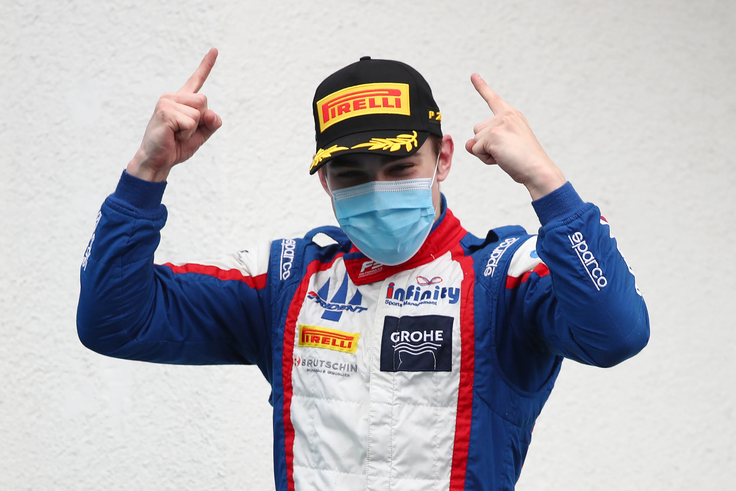 BUDAPEST, HUNGARY - JULY 19: Race winner David Beckmann of Germany and Trident celebrates on the