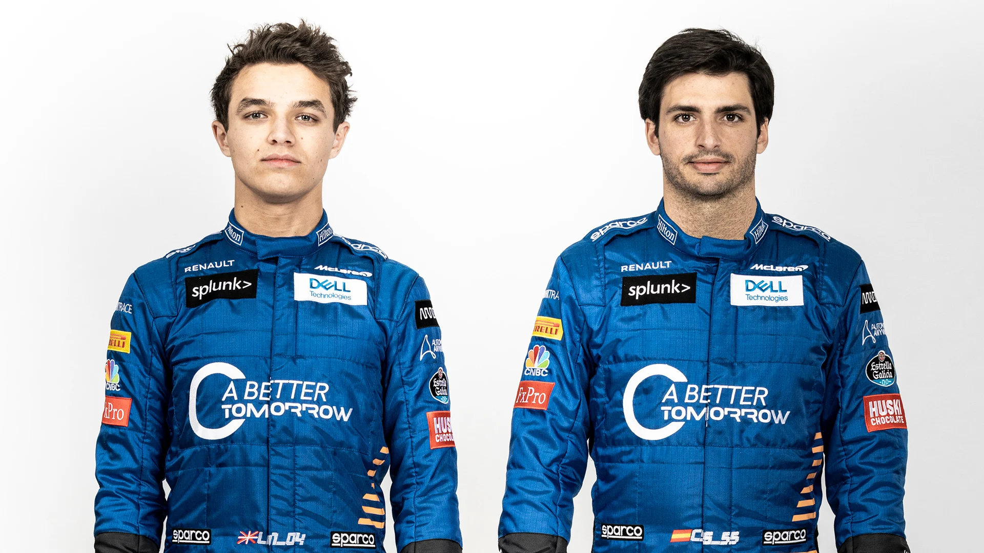 Lando Norris and Carlos Sainz