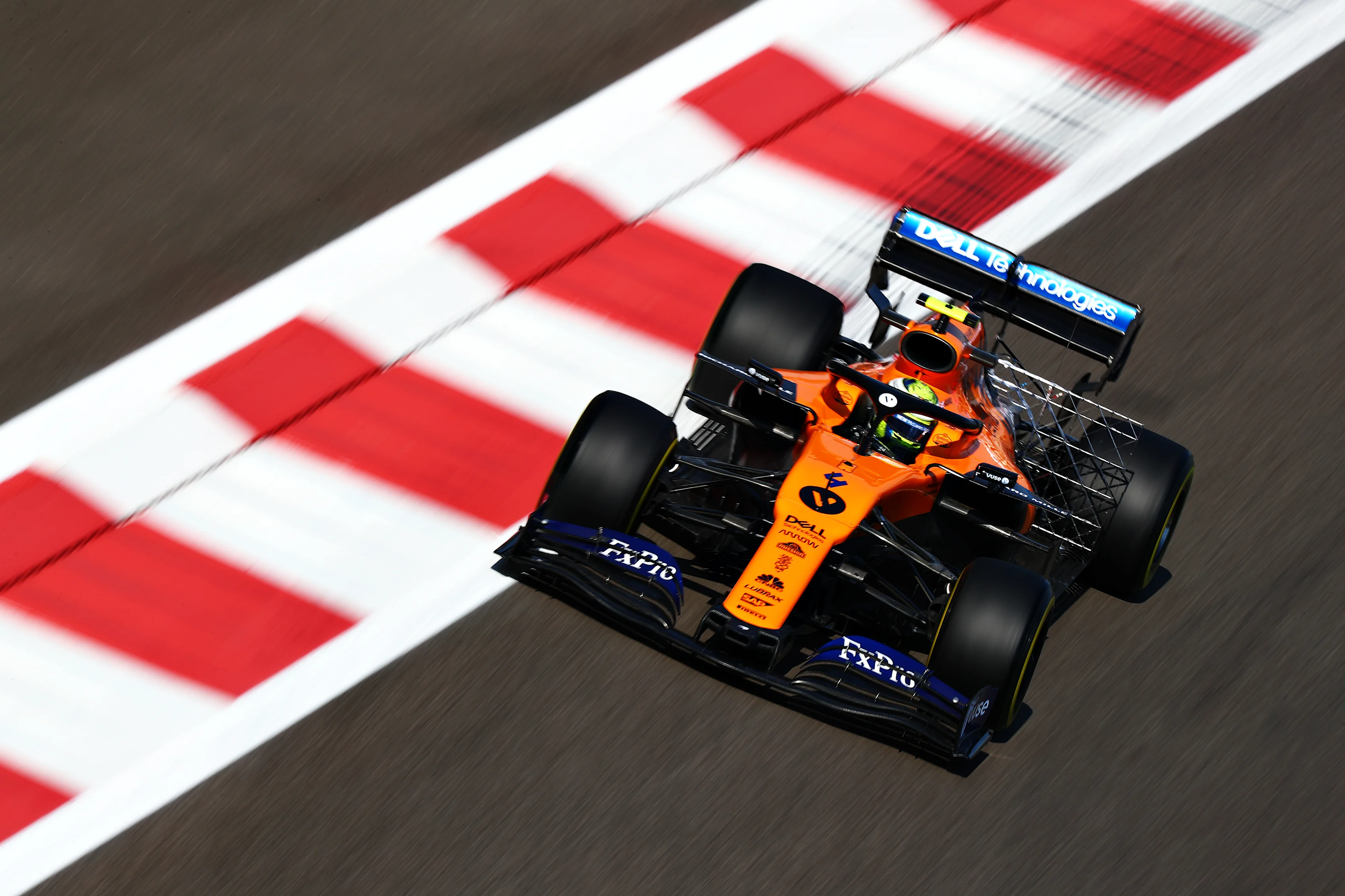 ABU DHABI, UNITED ARAB EMIRATES - NOVEMBER 29: Lando Norris of Great Britain driving the (4)