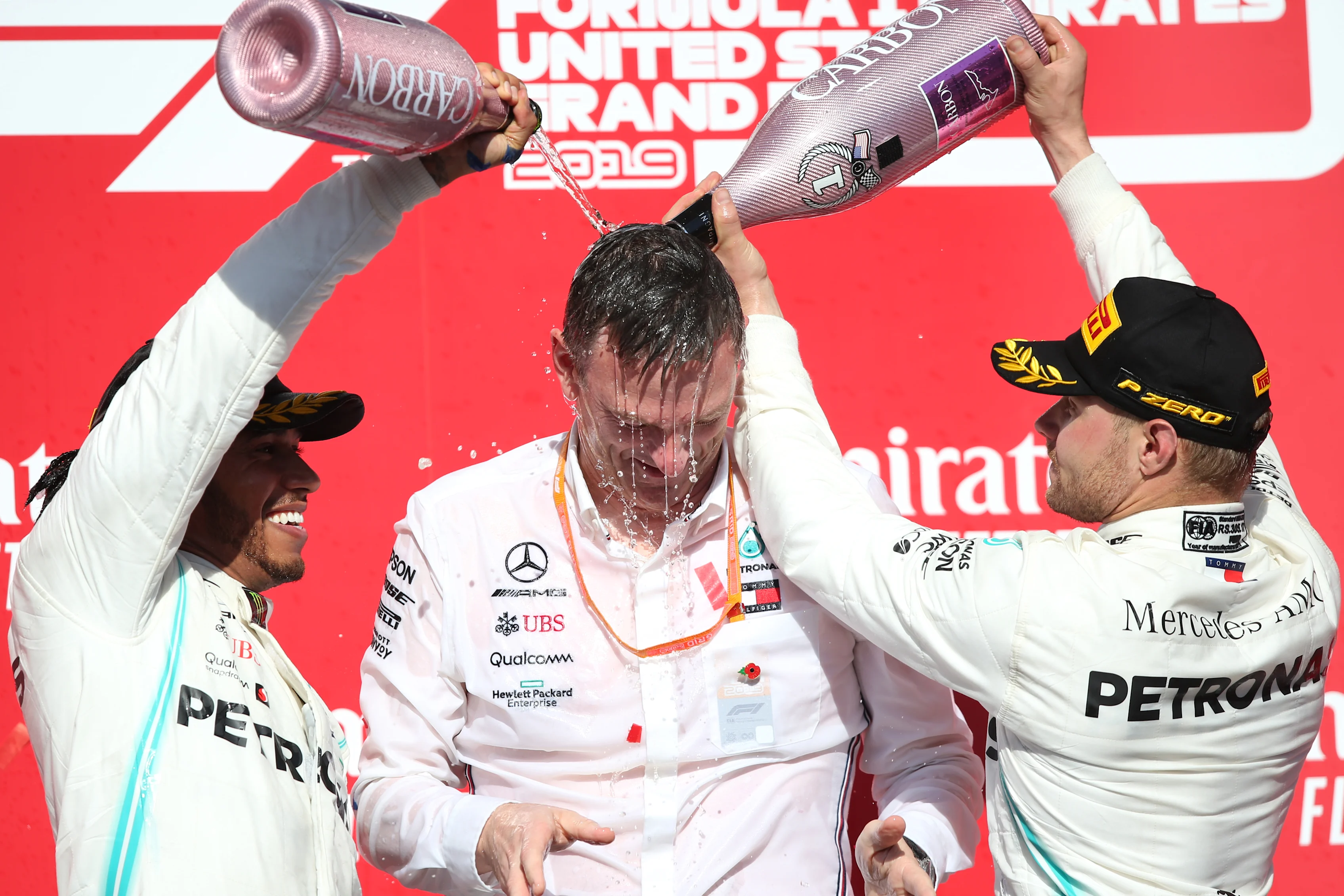 AUSTIN, TEXAS - NOVEMBER 03: Race winner Valtteri Bottas of Finland and Mercedes GP, 2019 Formula