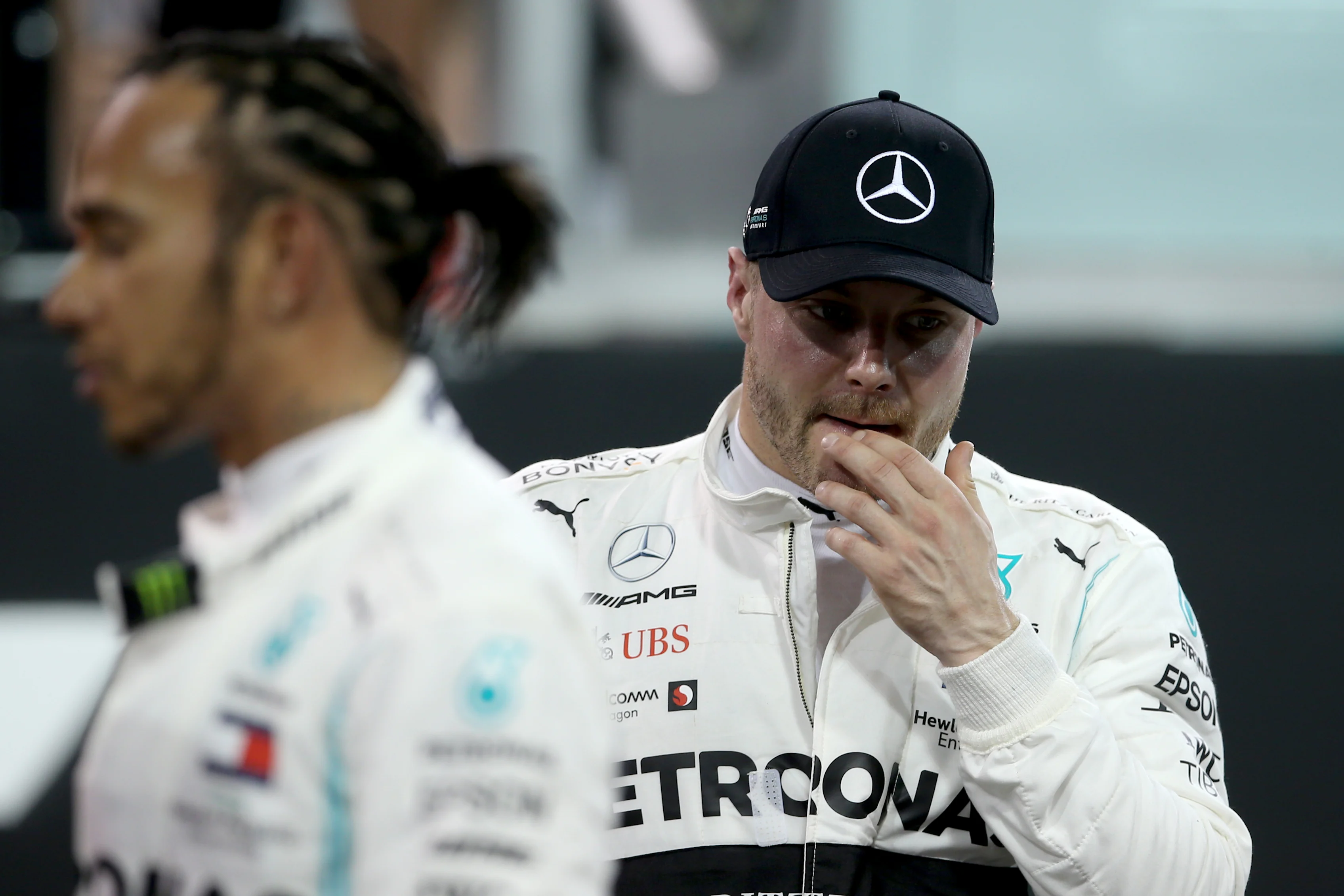 ABU DHABI, UNITED ARAB EMIRATES - NOVEMBER 30: Second placed qualifier Valtteri Bottas of Finland