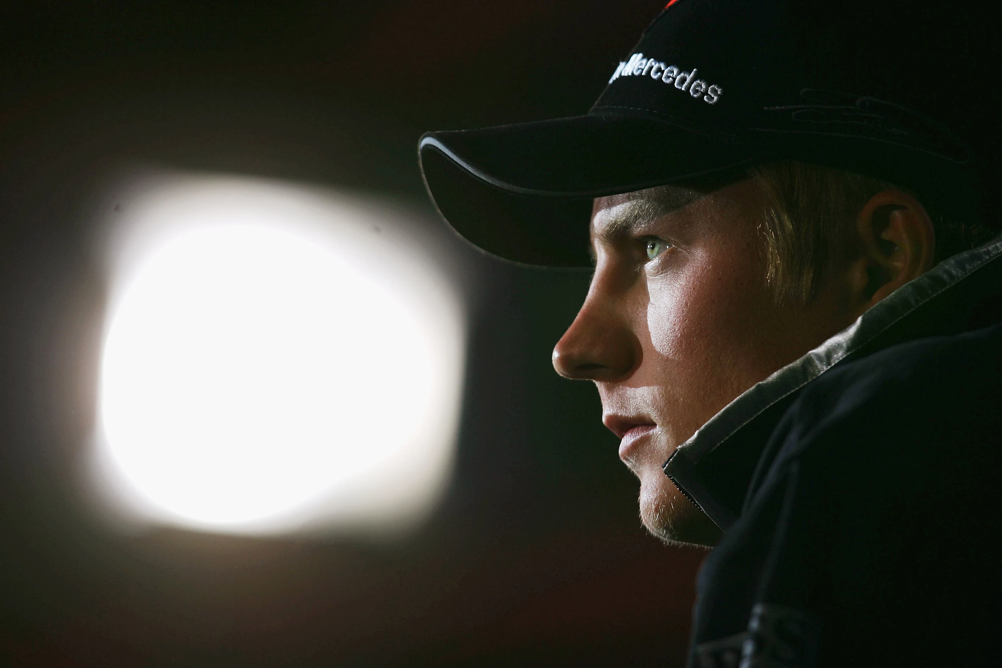 SPA FRANCORCHAMPS, BELGIUM - AUGUST 26:  Kimi Raikkonen of Finland and Mclaren is interviewed