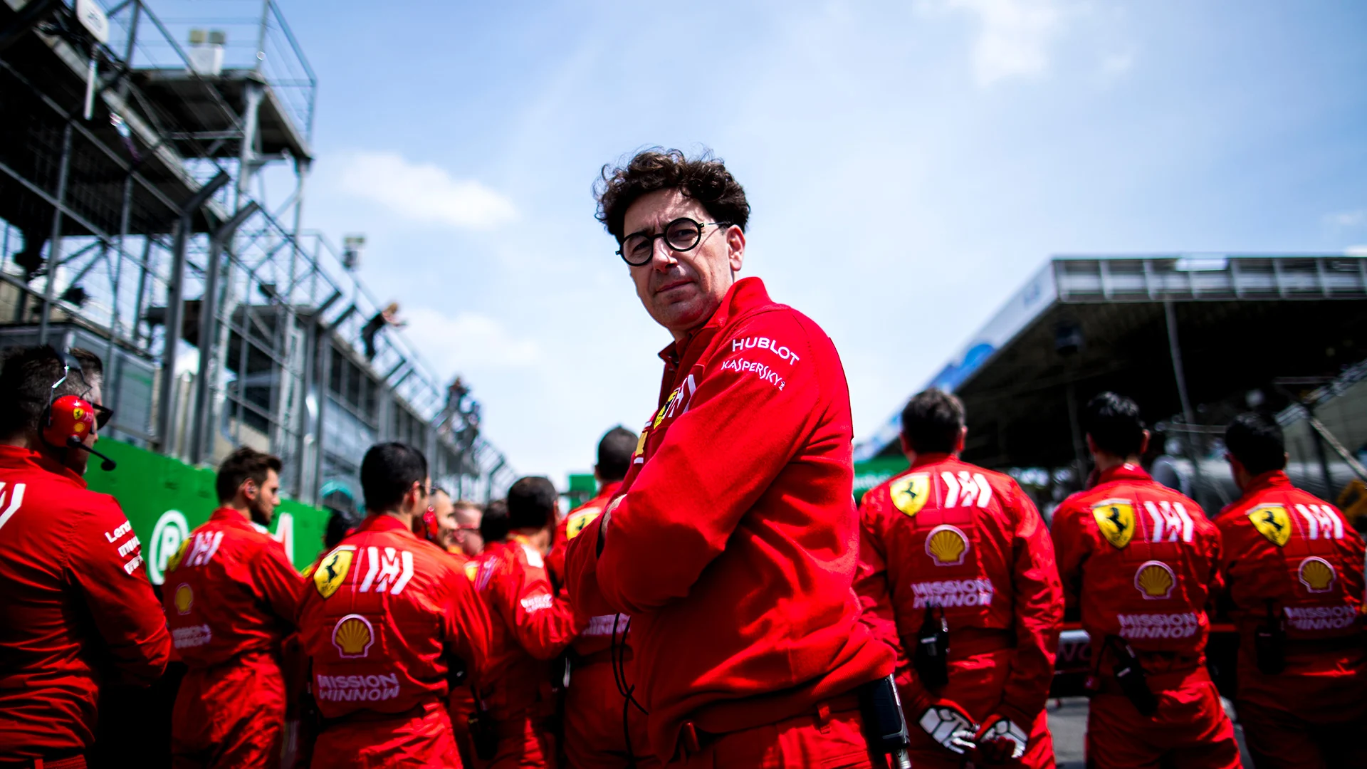 during the Brazilian Formula One Grand Prix at Autodromo Jose Carlos Pace on November 17, 2019 in