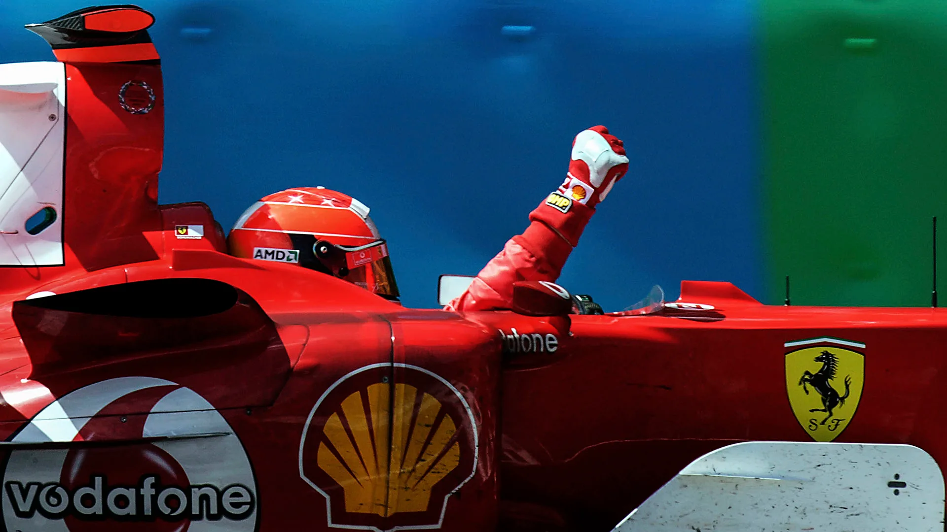 Michael Schumacher, Ferrari F2004, Grand Prix of France, Circuit de Nevers Magny-Cours, 04 July