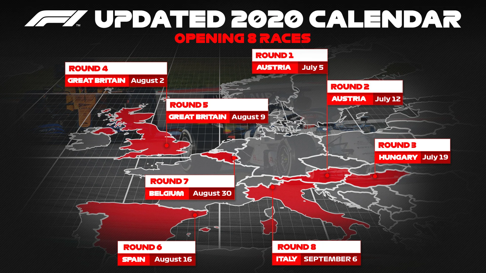 Updated 2020 calendar
