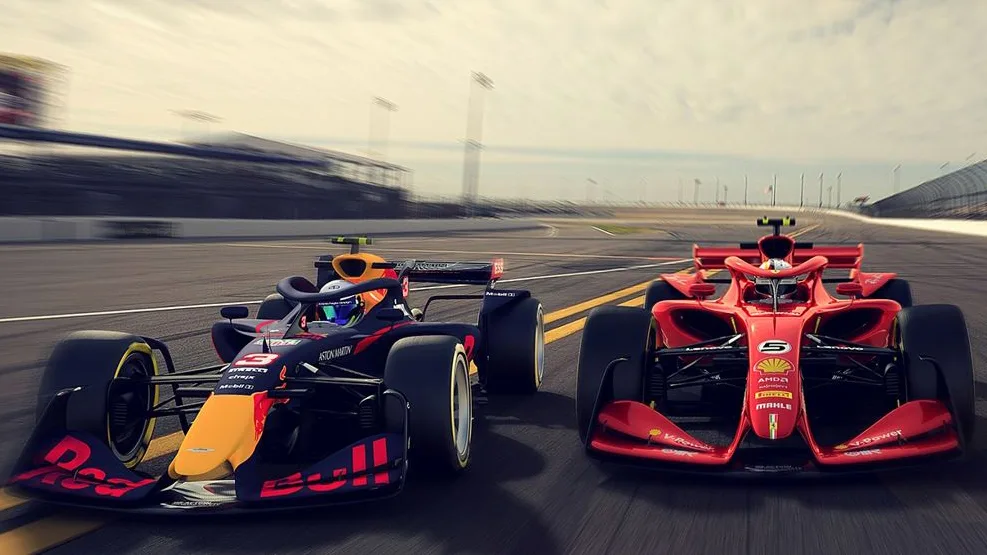 3 cars Red Bull