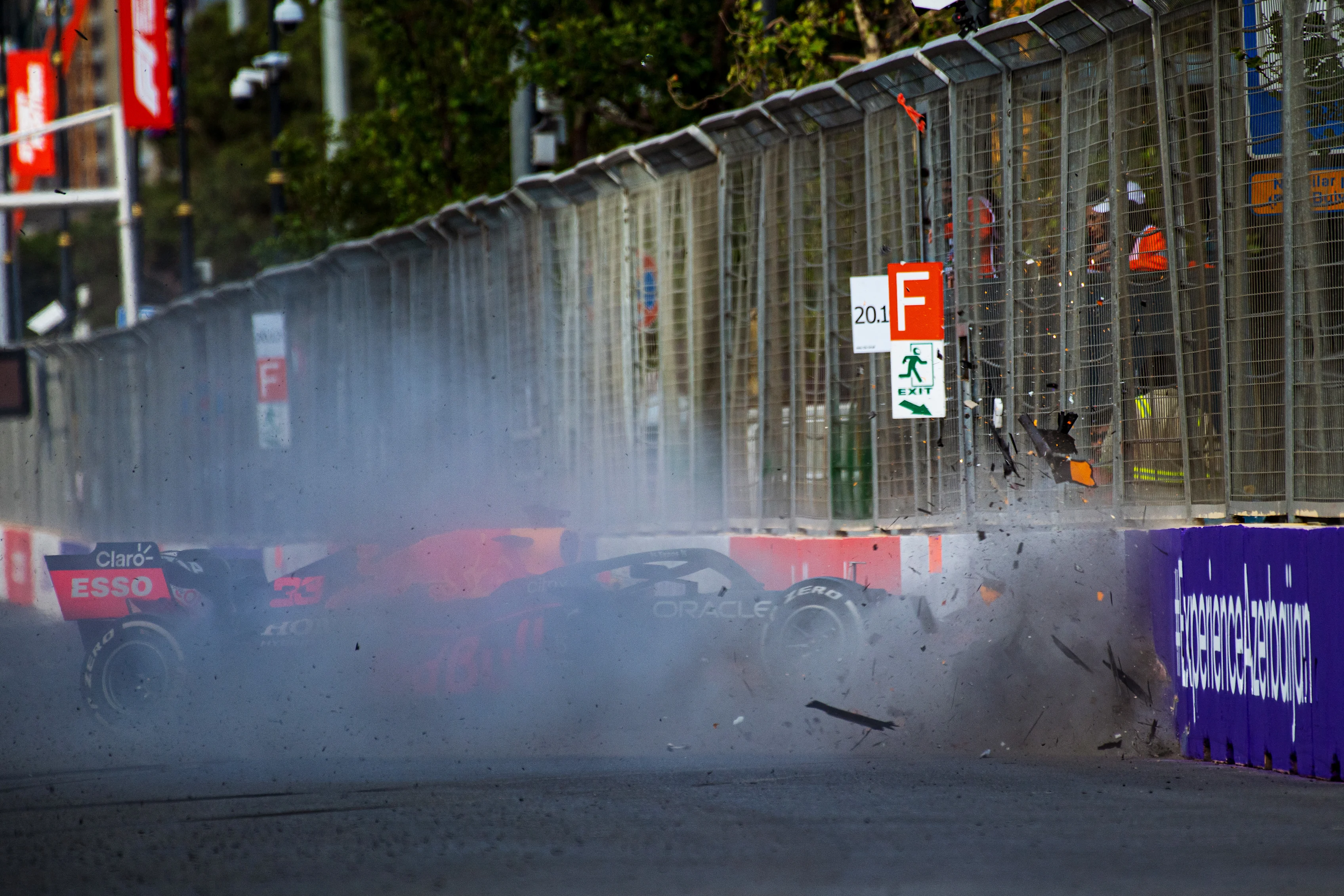BAKU, AZERBAIJAN - JUNE 06: Max Verstappen of the Netherlands driving the (33) Red Bull Racing