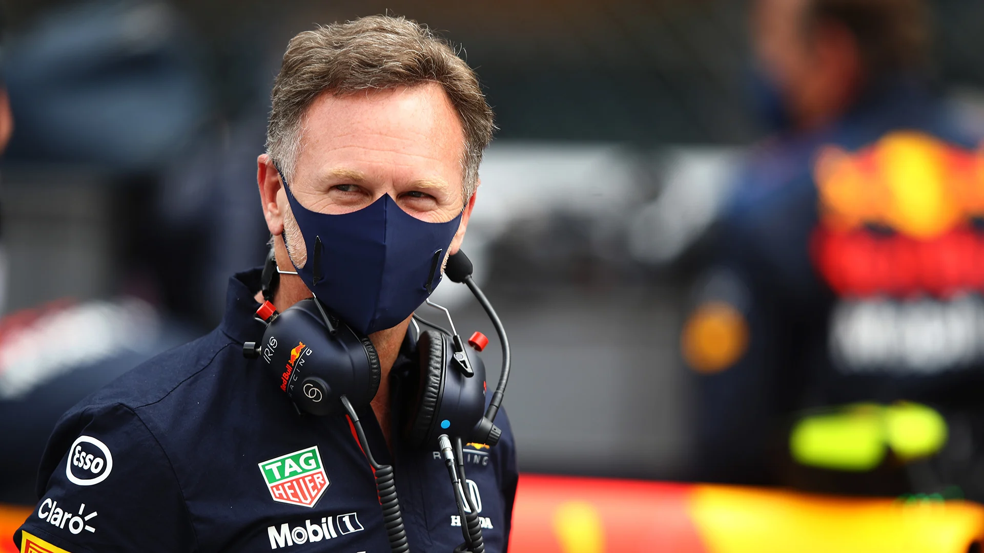 SPIELBERG, AUSTRIA - JULY 04: Red Bull Racing Team Principal Christian Horner looks on from the