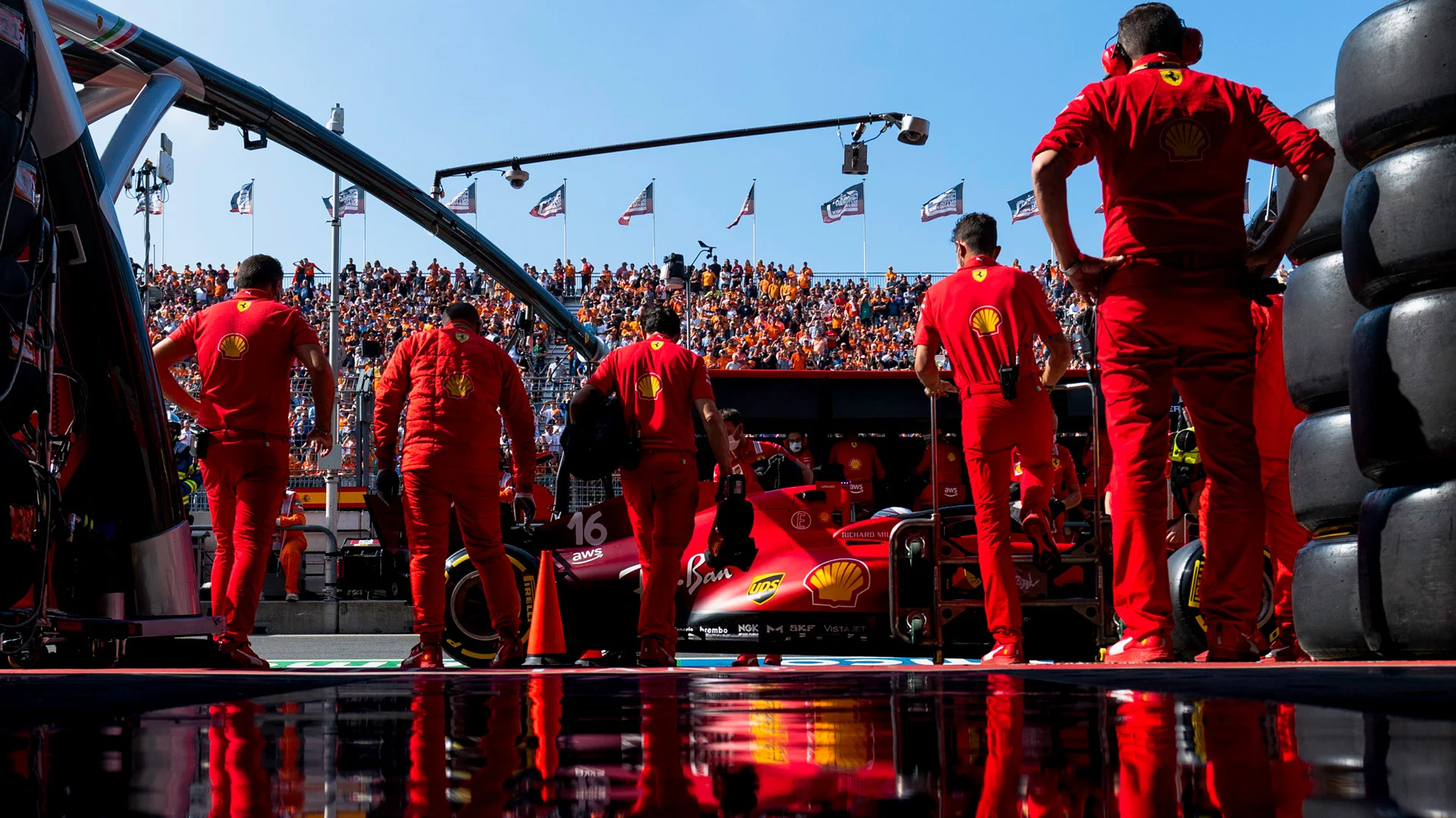 FERRARI F1 GP OLANDA - VENERDI 03/09/2021 credit @Scuderia Ferrari Press