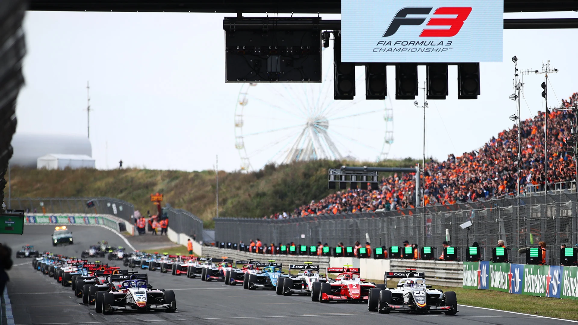 ZANDVOORT, NETHERLANDS - SEPTEMBER 04: Amaury Cordeel of Belgium and Campos Racing (22) leads the