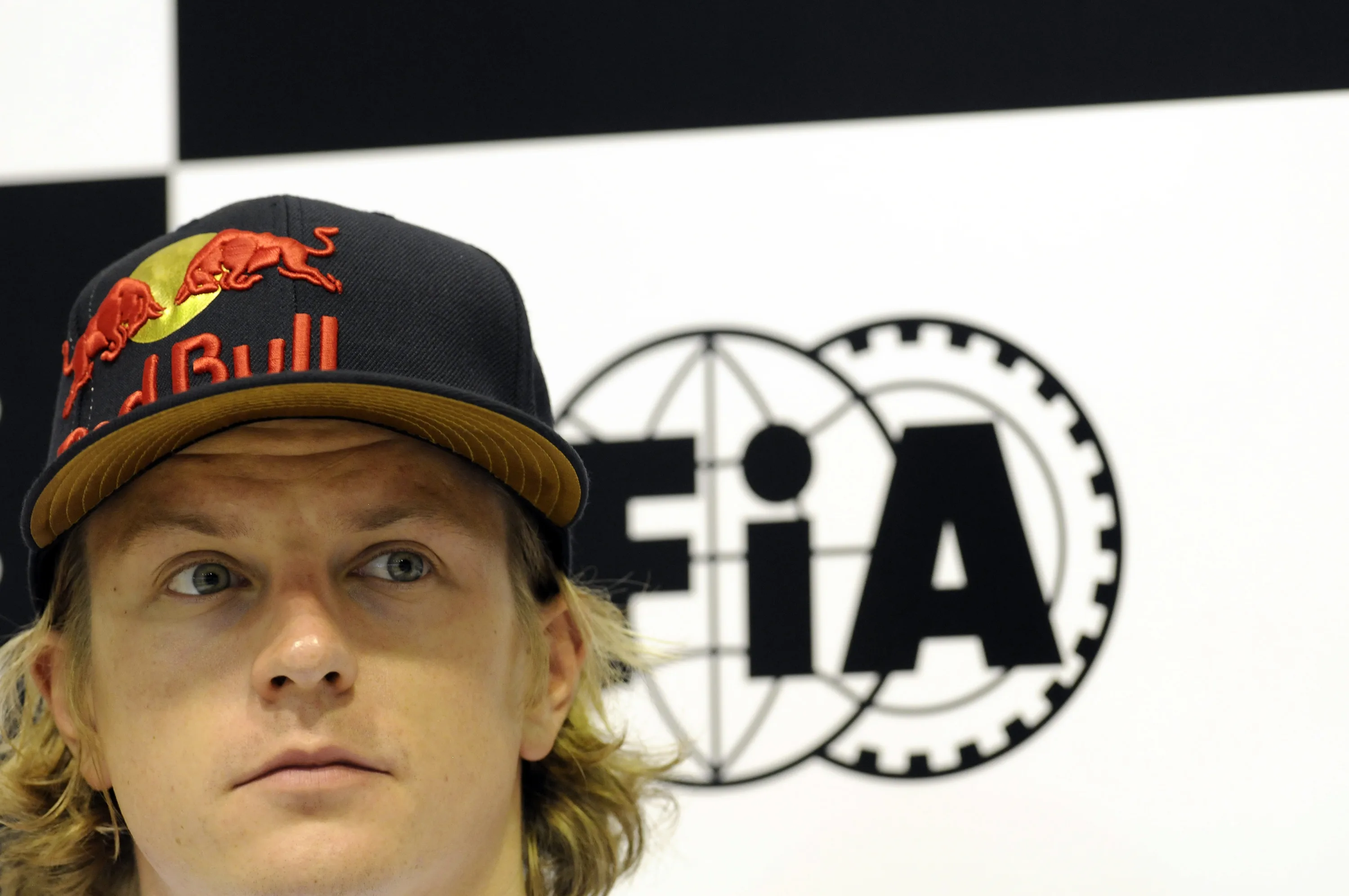 SAPPORO, JAPAN - SEPTEMBER 09: Kimi Raikkonen of Finland during the FIA Press Conference after the