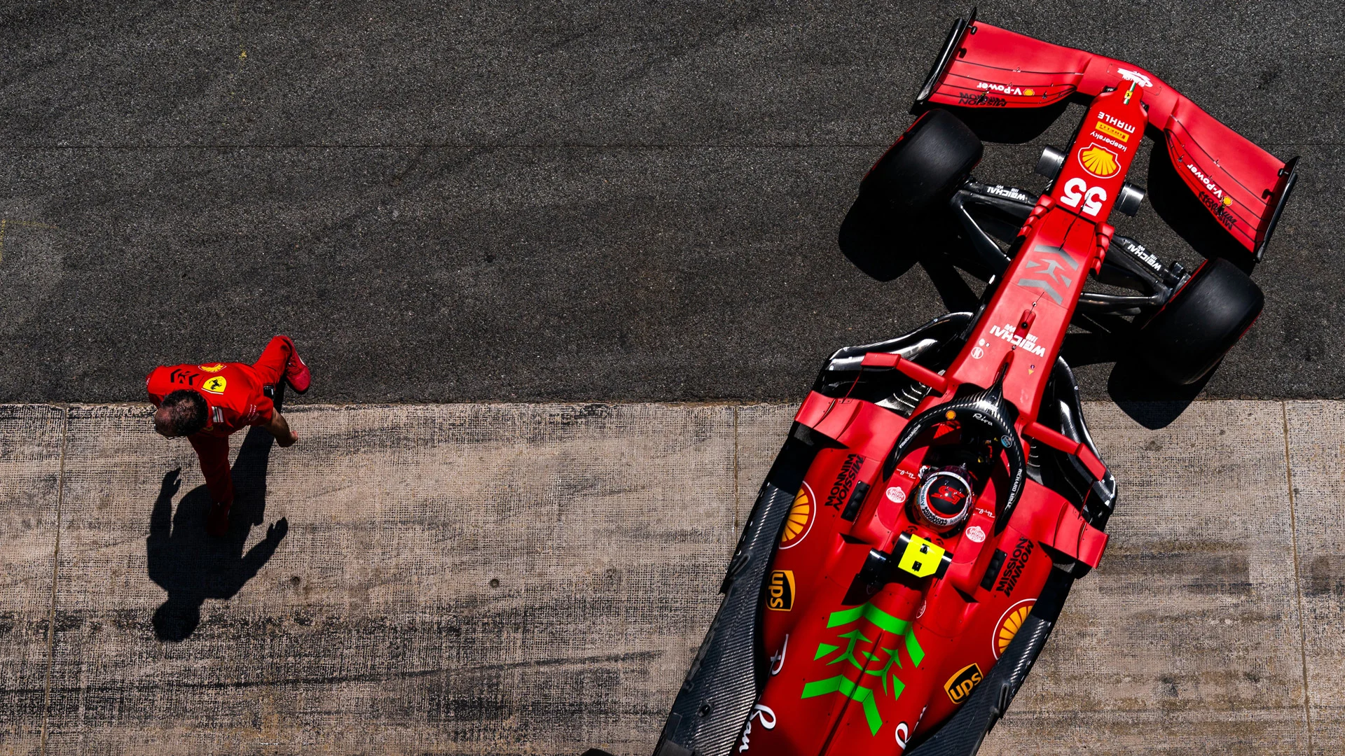 FERRARI F1 GP BARCELLONA - SABATO 08/05/2021 credit @Scuderia Ferrari Press