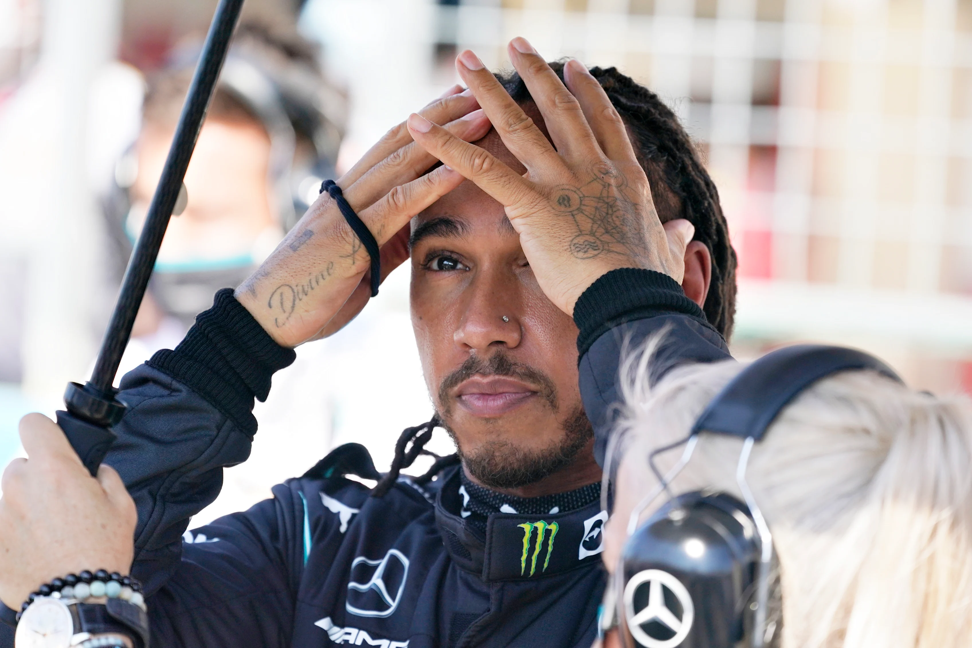 AUSTIN, TEXAS - OCTOBER 24: Lewis Hamilton of Great Britain and Mercedes GP prepares to drive on