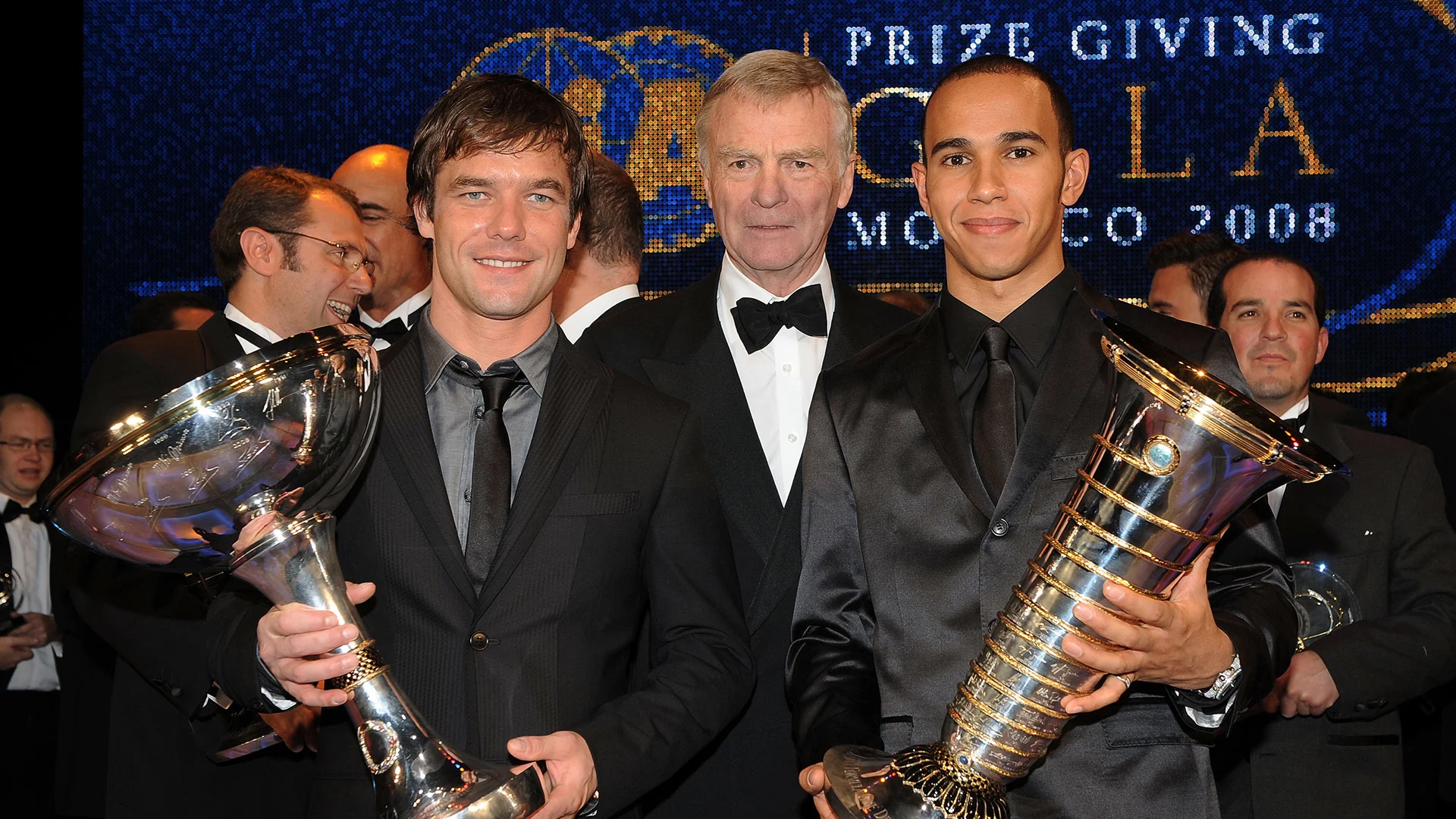 MONACO - DECEMBER 12: British Formula One World Champion 2008 Lewis Hamilton, French Rally World