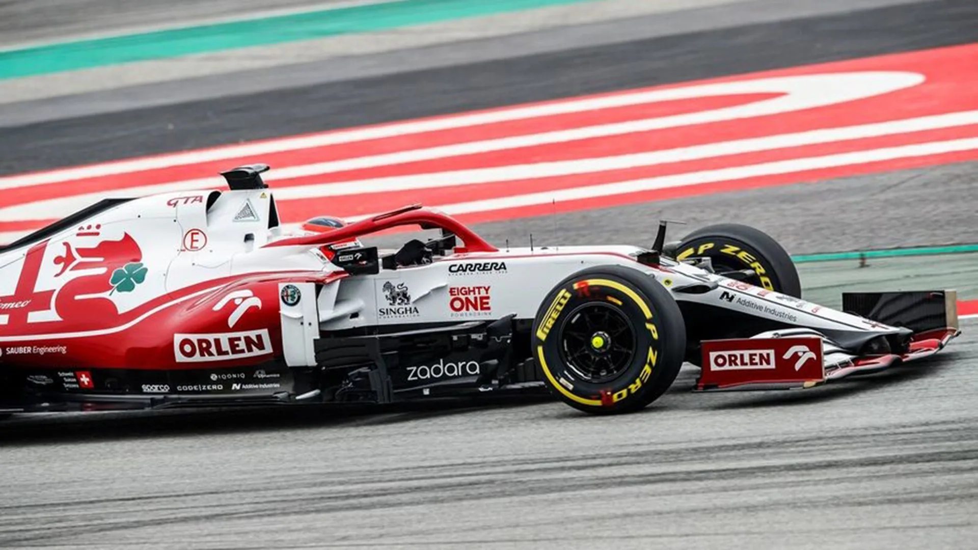 Alfa Romeo C41 shakedown at Barcelona -