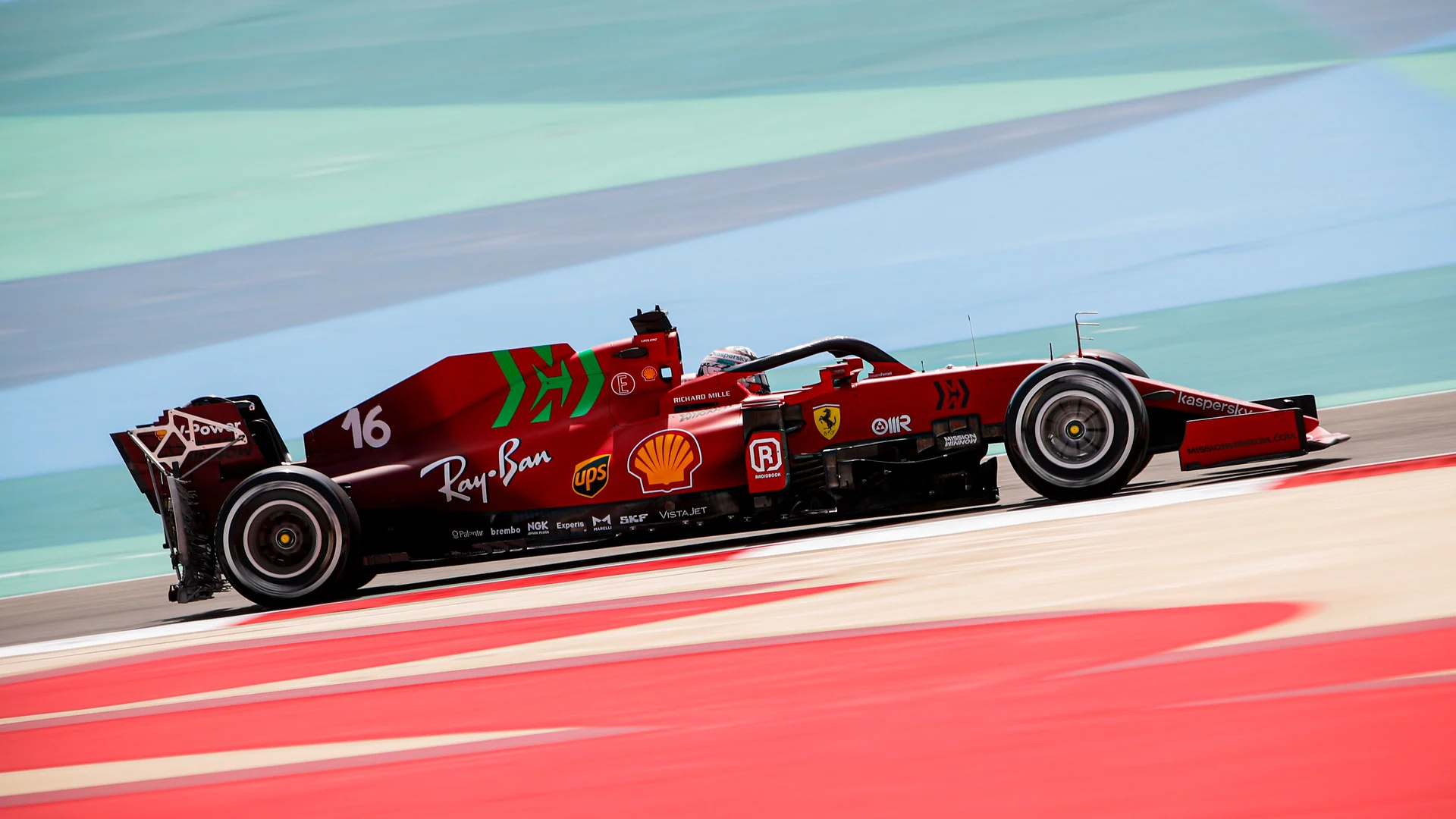 BAHRAIN INTERNATIONAL CIRCUIT, BAHRAIN - MARCH 12: Charles Leclerc, Ferrari SF21 during the Bahrain