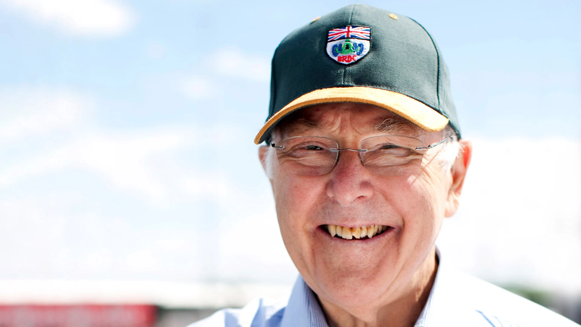 Motorsport television commentator and journalist Murray Walker poses for a portrait during the