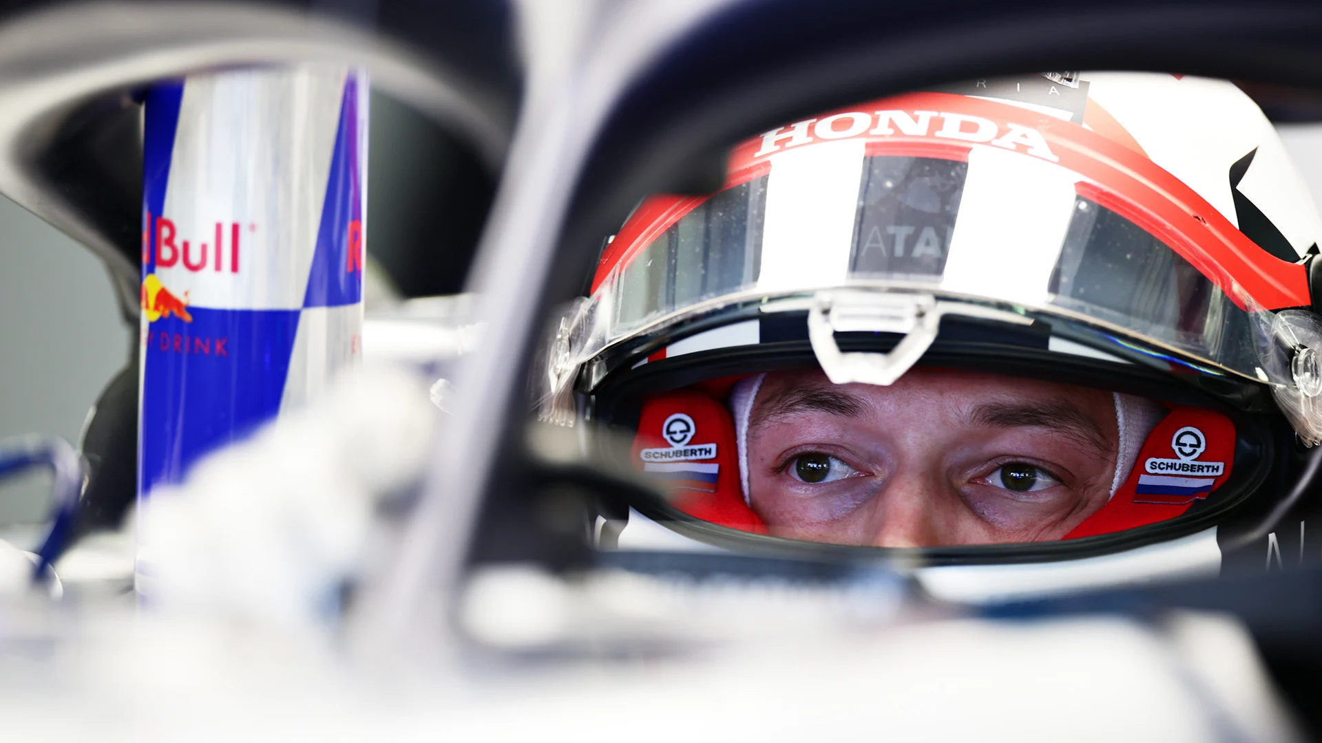 SOCHI, RUSSIA - SEPTEMBER 25: Daniil Kvyat of Russia and Scuderia AlphaTauri prepares to drive in