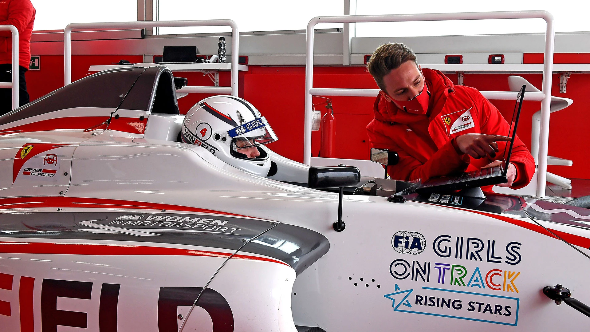 Girls on Track Rising Stars Ferrari winner Maya