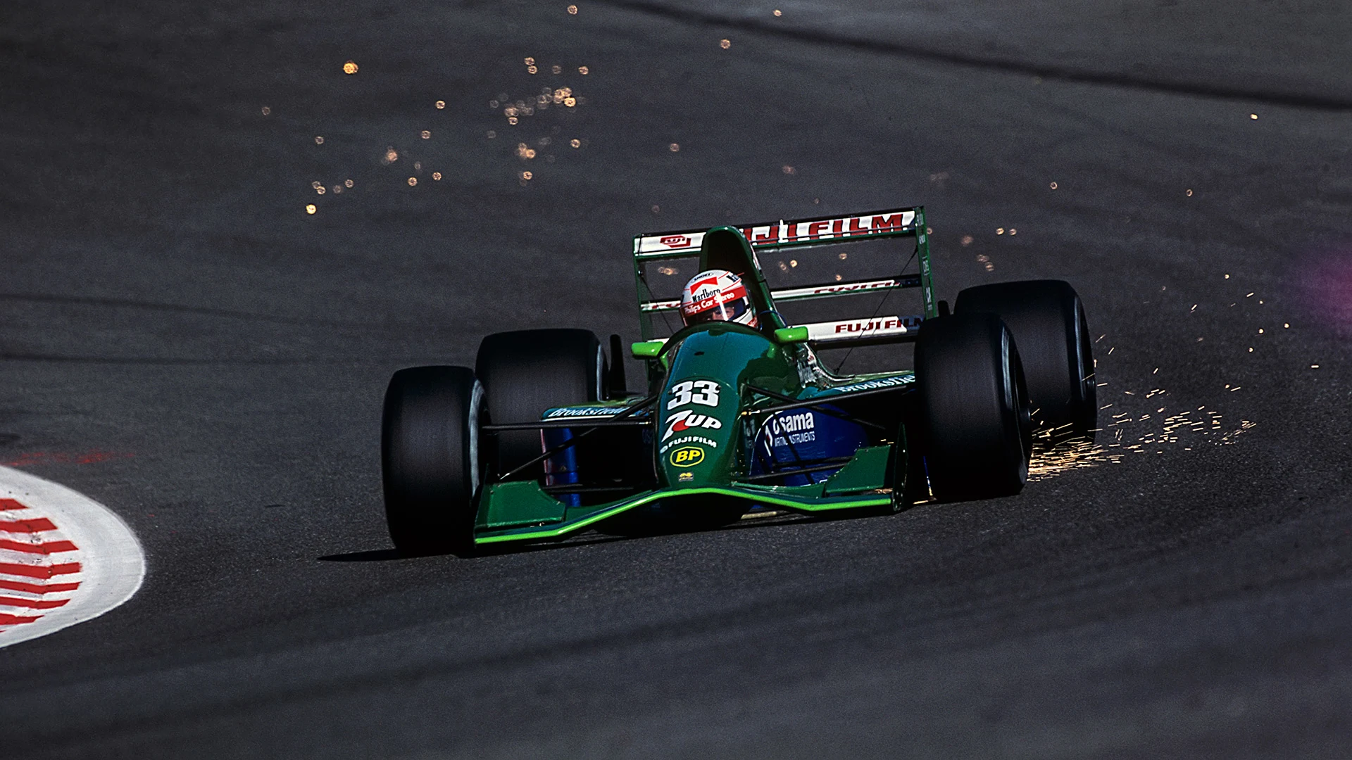 Andrea de Cesaris, Jordan-Ford 191, Grand Prix of Belgium, Circuit de Spa-Francorchamps, 25 August