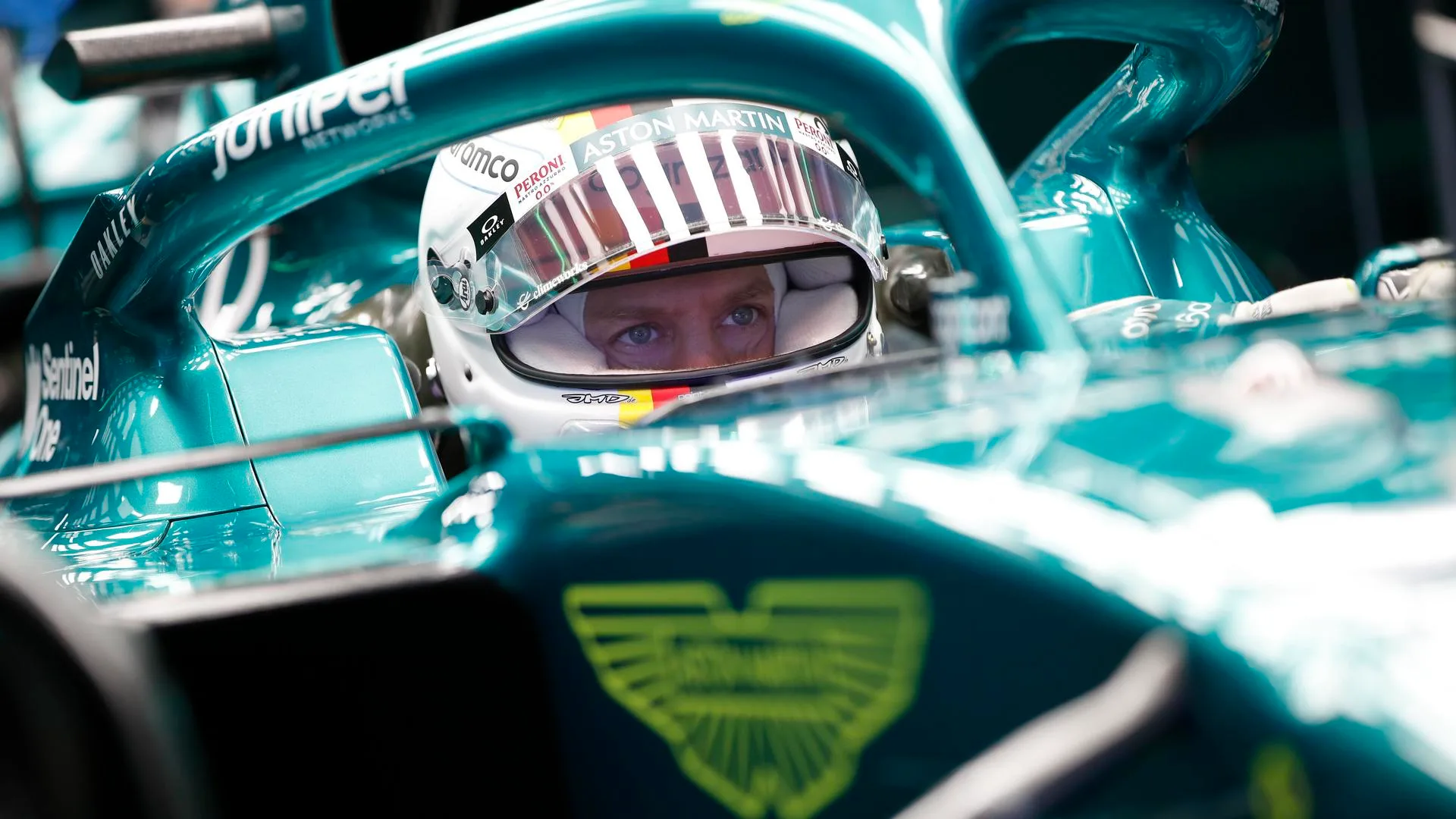 Helmets, Portrait, Circuit de Barcelona-Catalunya, F122T01a, F1, GP, Spain
Sebastian Vettel, Aston