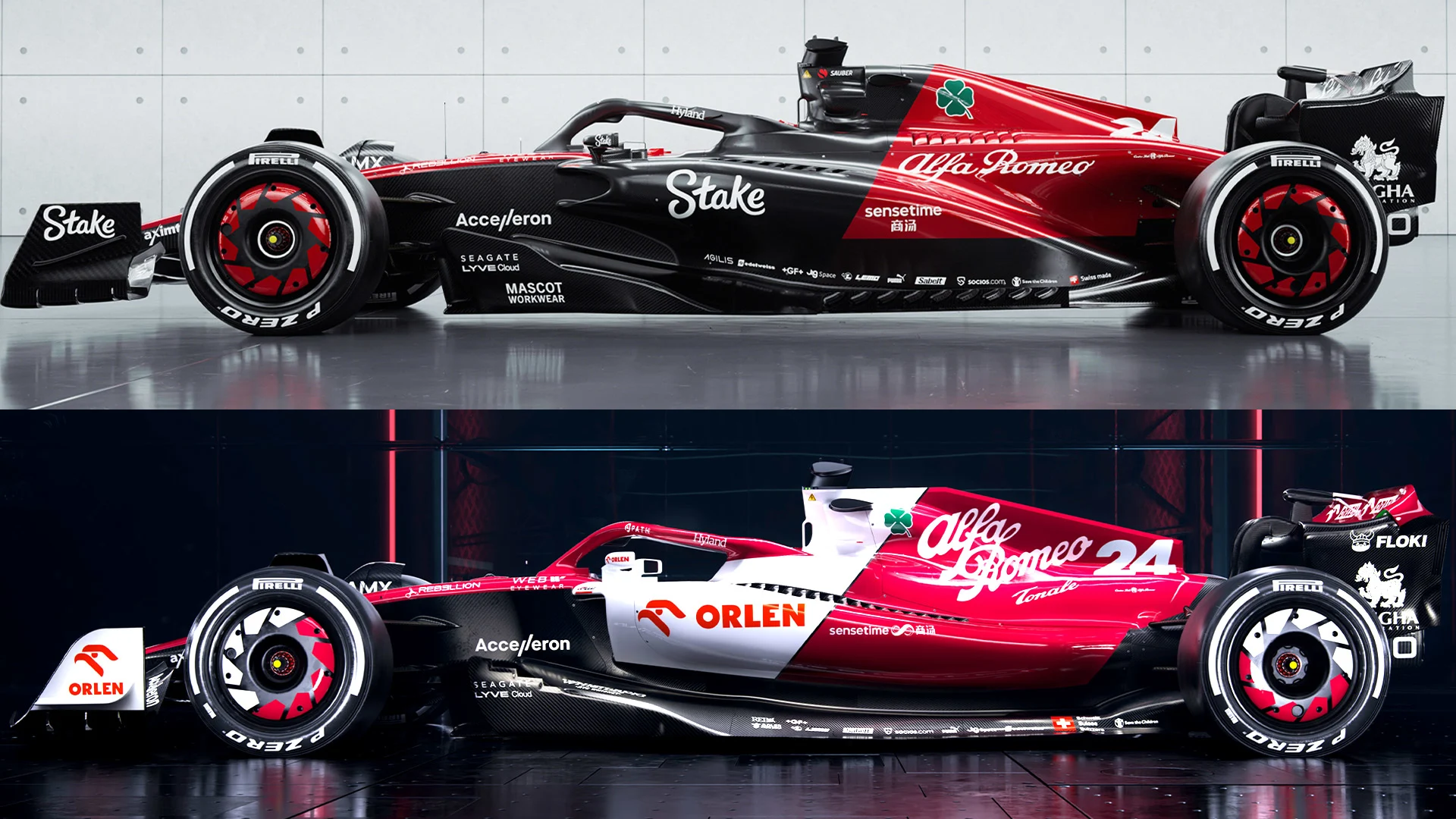 Side view comparison C43/C42