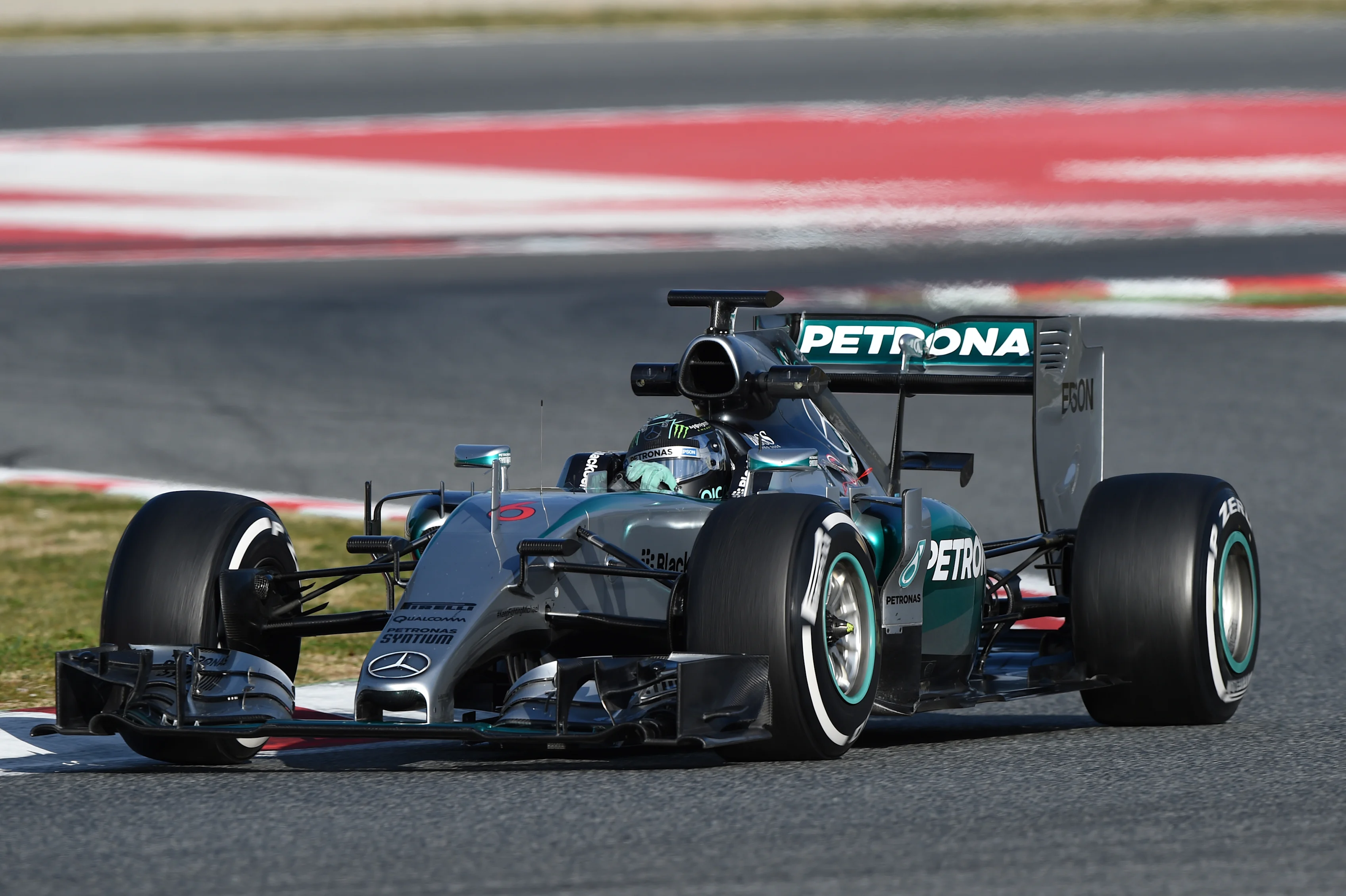 Nico Rosberg (GER) Mercedes AMG F1 W06 at Formula One Testing, Day Two, Barcelona, Spain, 27 February 2015.
