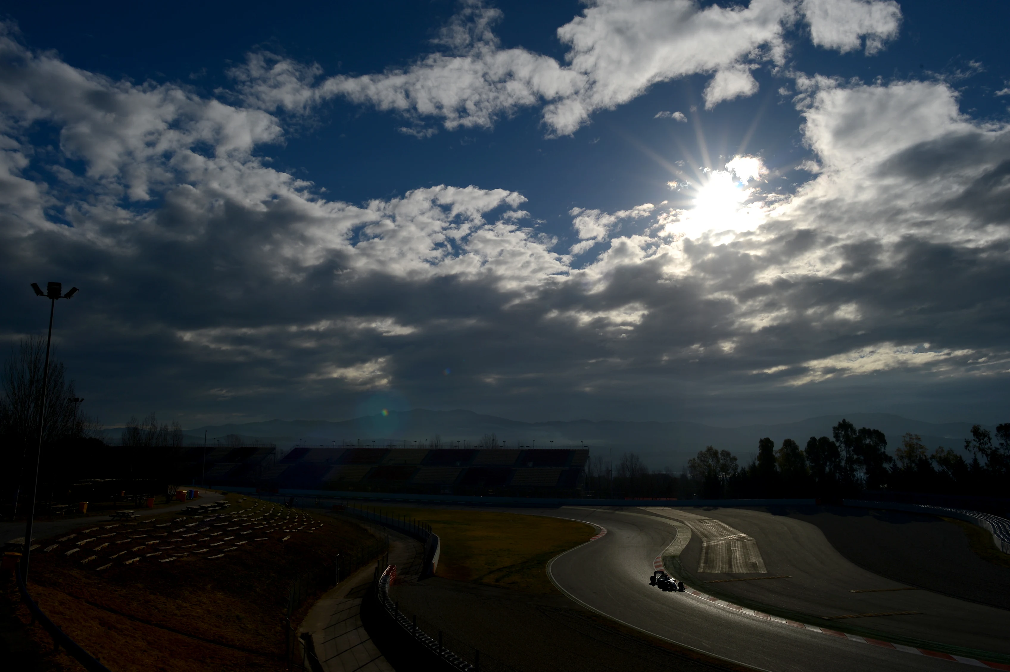 Lewis Hamilton (GBR) Mercedes AMG F1 W06 at Formula One Testing, Day One, Barcelona, Spain, 26