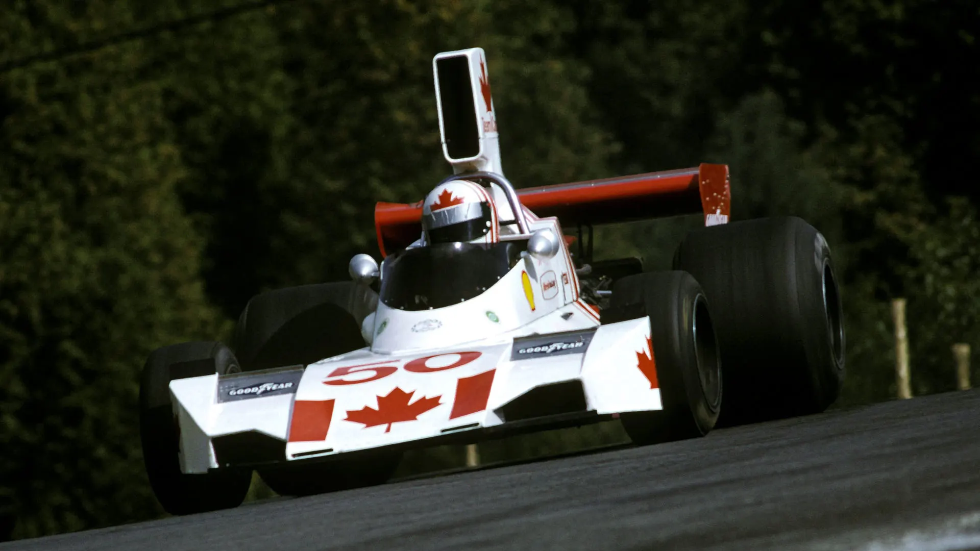 Eppie Wietzes (CDN) Team Canada Formula 1 Racing Brabham BT42 retired on lap 34 with a broken