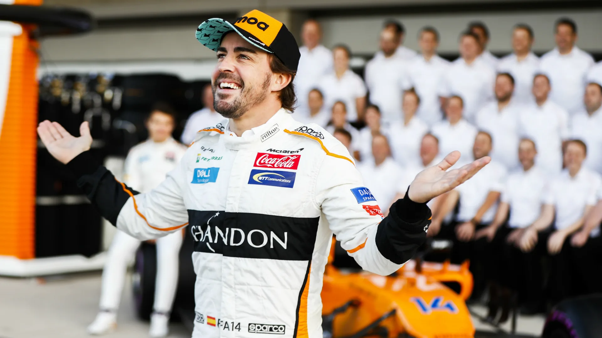 Fernando Alonso team photo