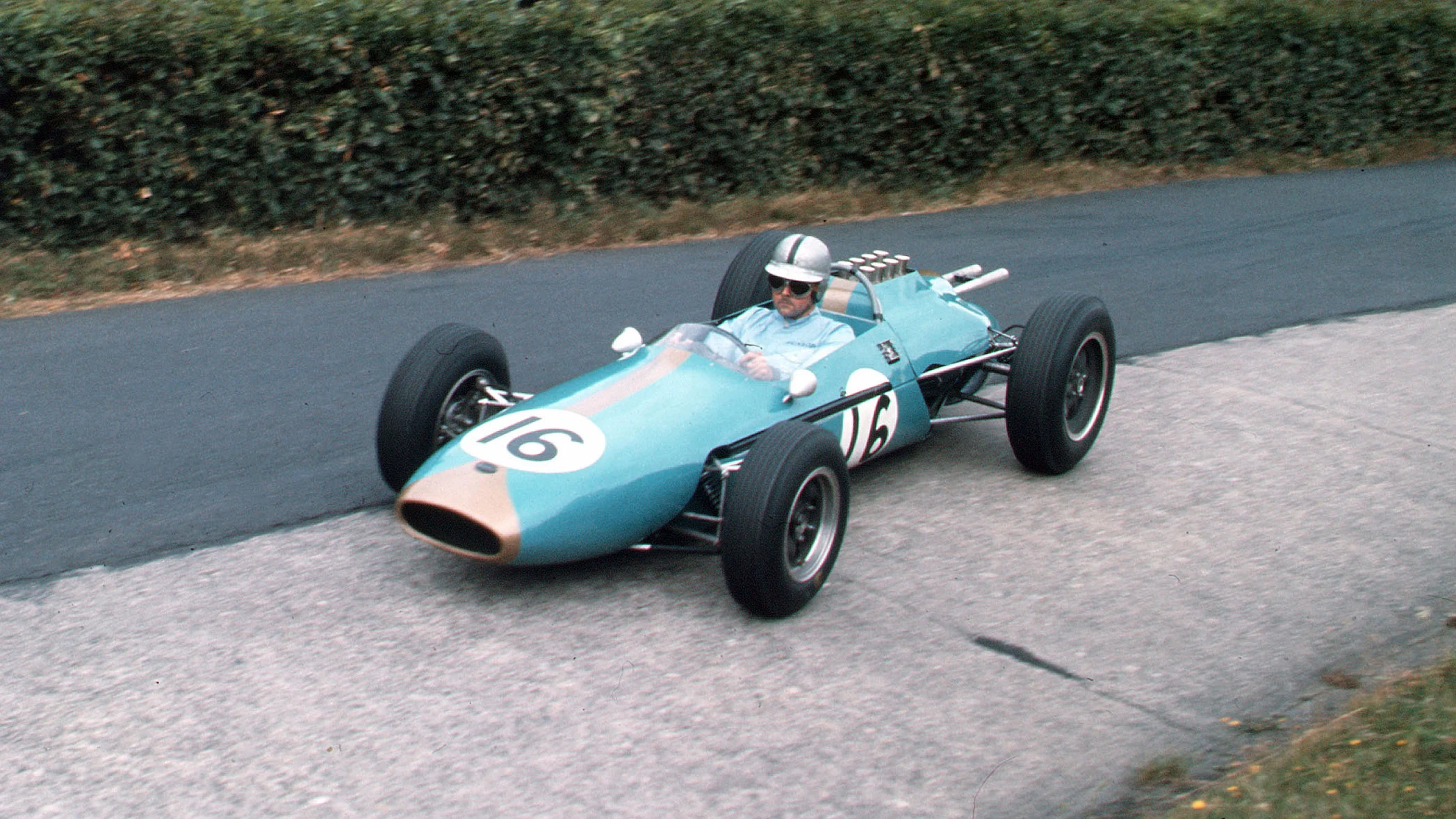 Jack Brabham, Brabham BT3 Climax, Nurburgring, Germany, 1962. © LAT Photographic