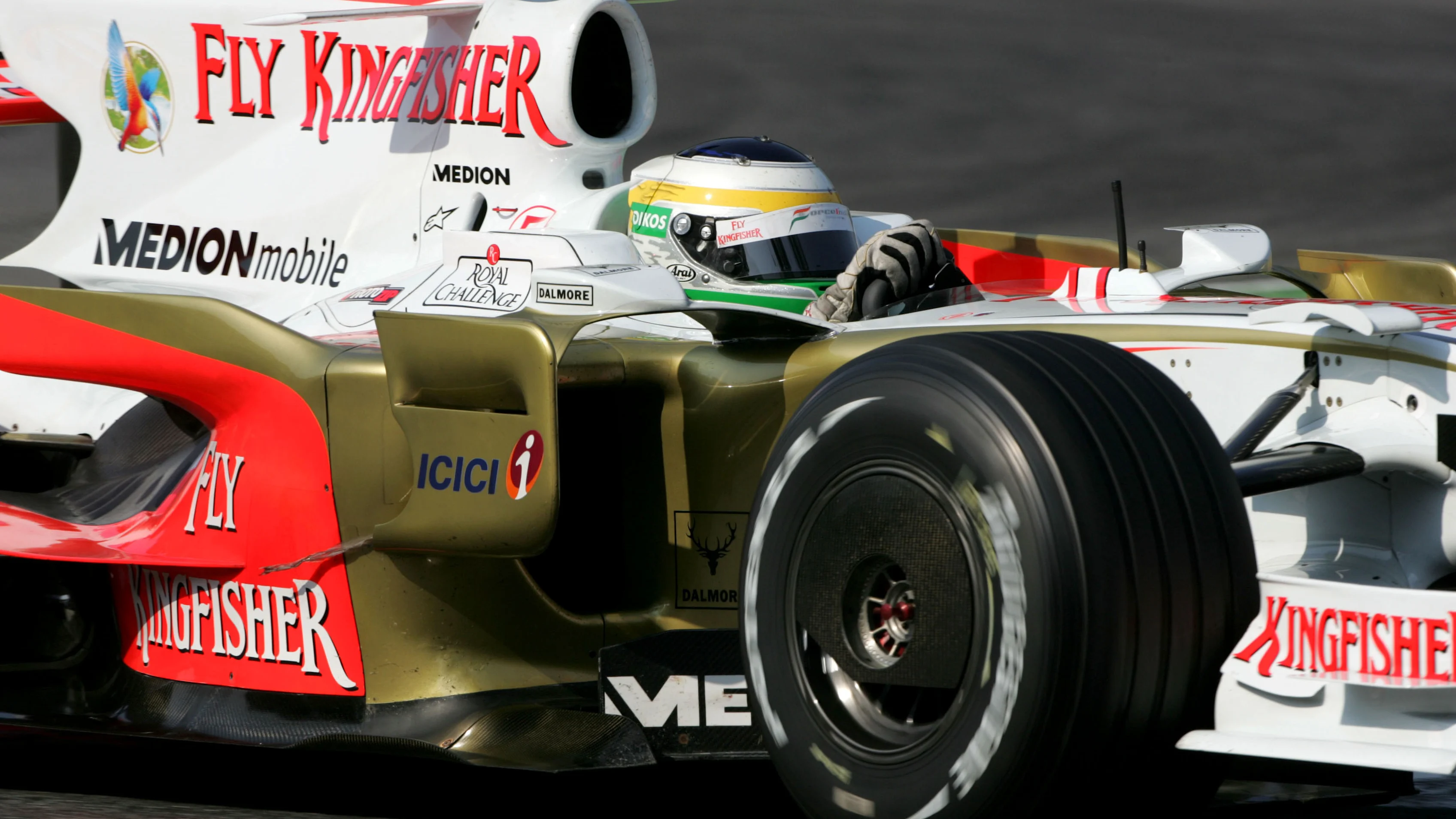 Giancarlo Fisichella, Force India F1 VJM01, 2008 Italian Grand Prix. © Sutton Motorsport Images