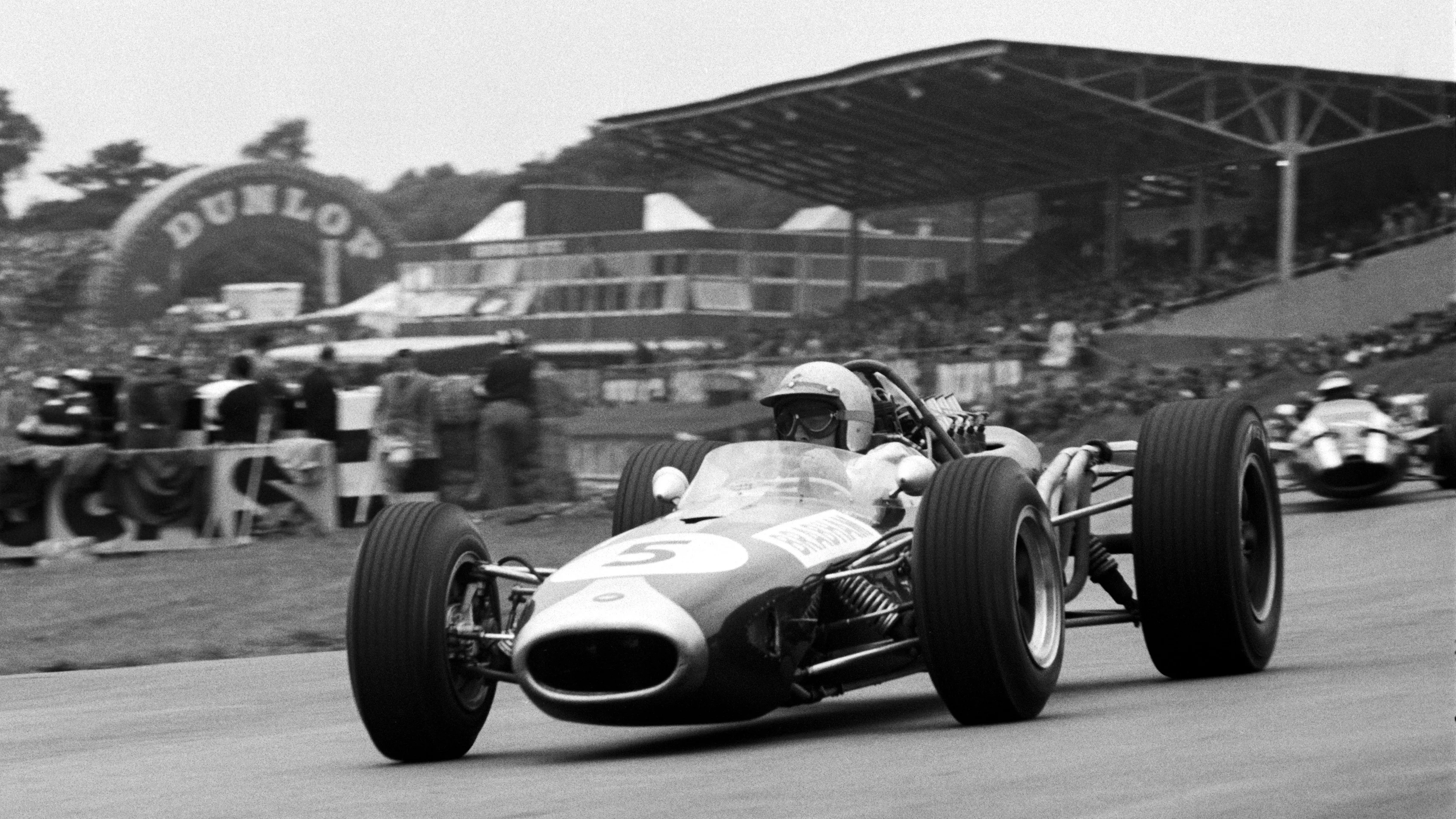 Jack Brabham (AUS) Brabham BT19 took his second victory in successive races.  British Grand Prix,