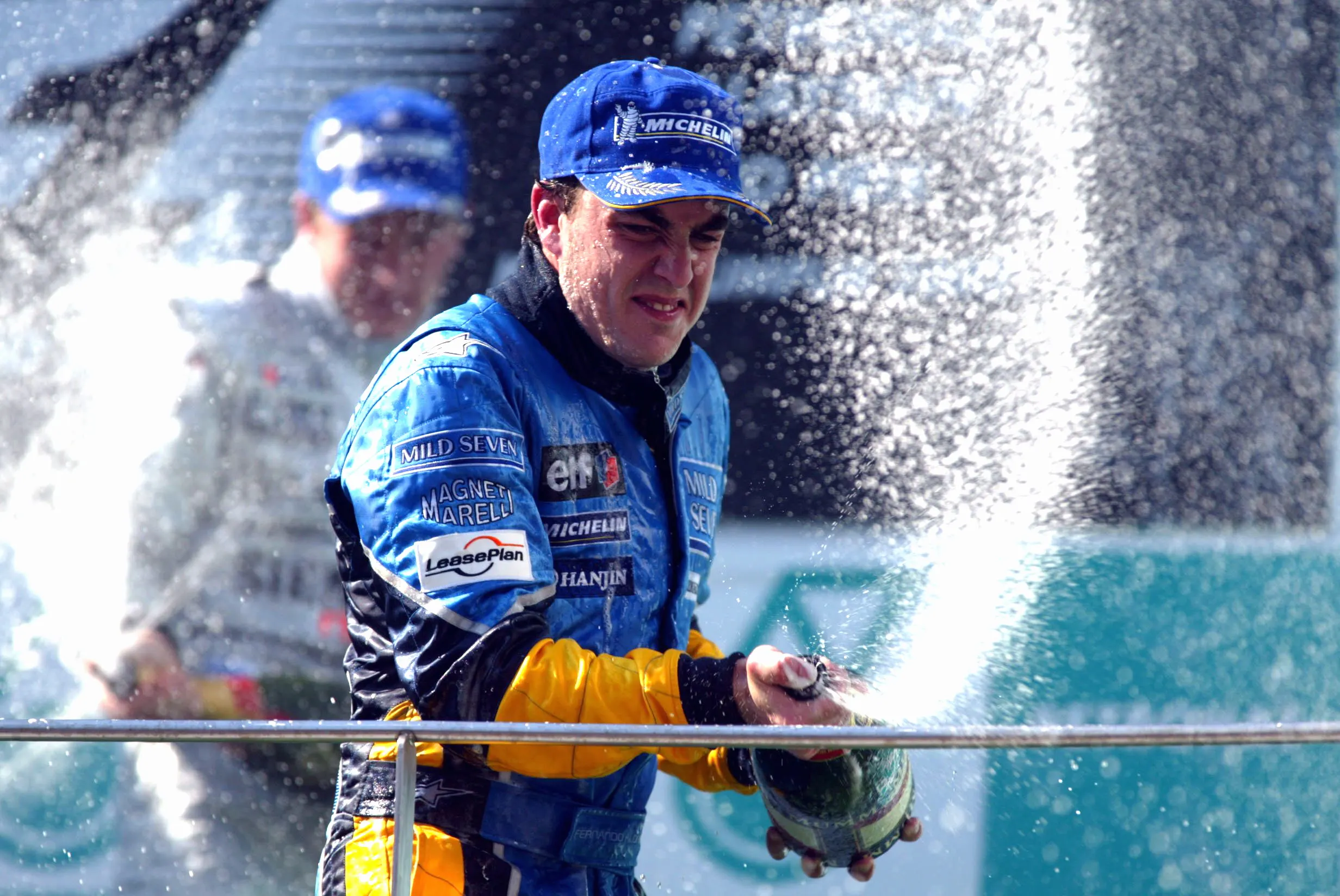 Fernando Alonso (ESP) Renault finished 3rd. Formula One World Championship, Rd2, Malaysian Grand